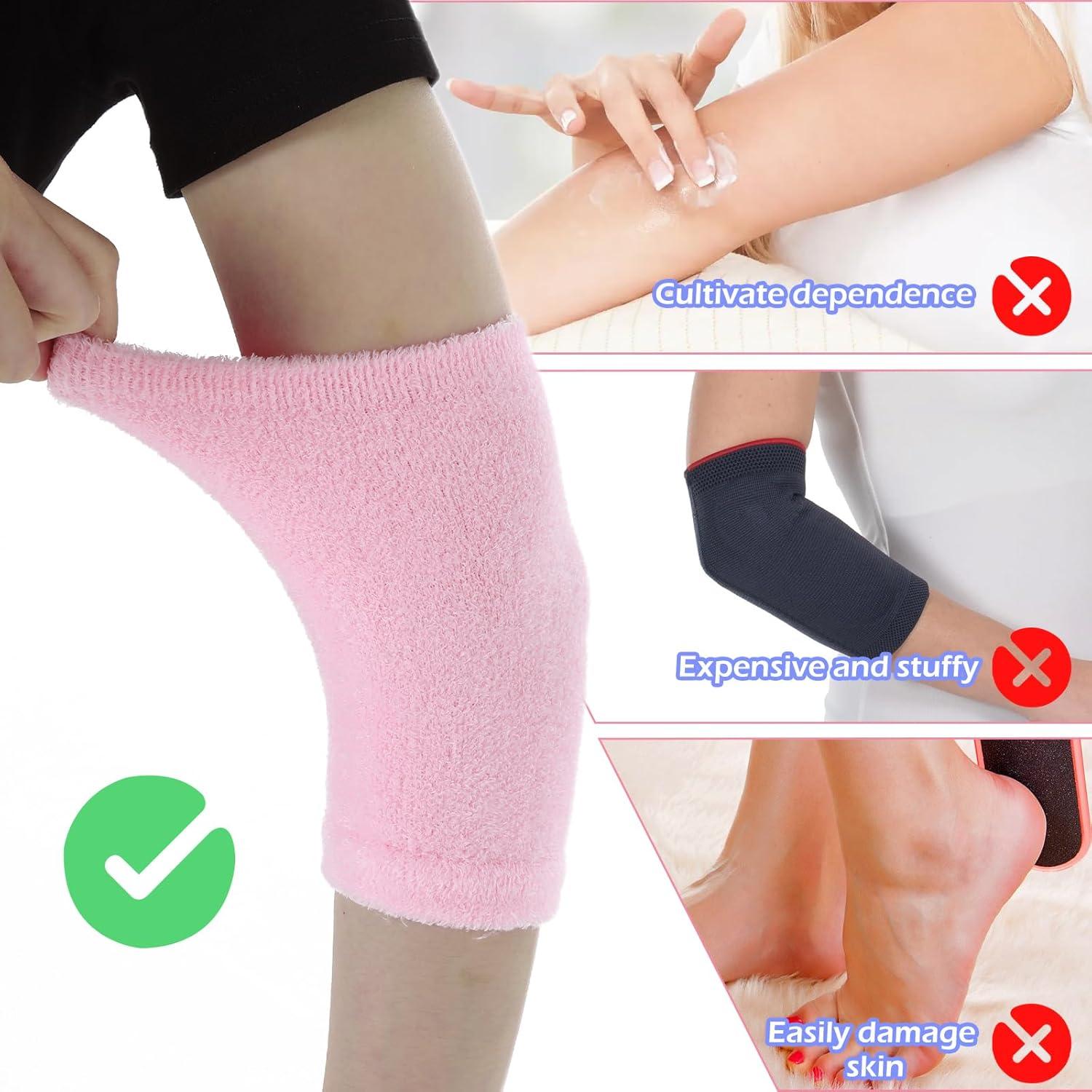 Mangas Hidratantes para Codo YBEATY 2 Pares Gel Suave Rosa/Azul