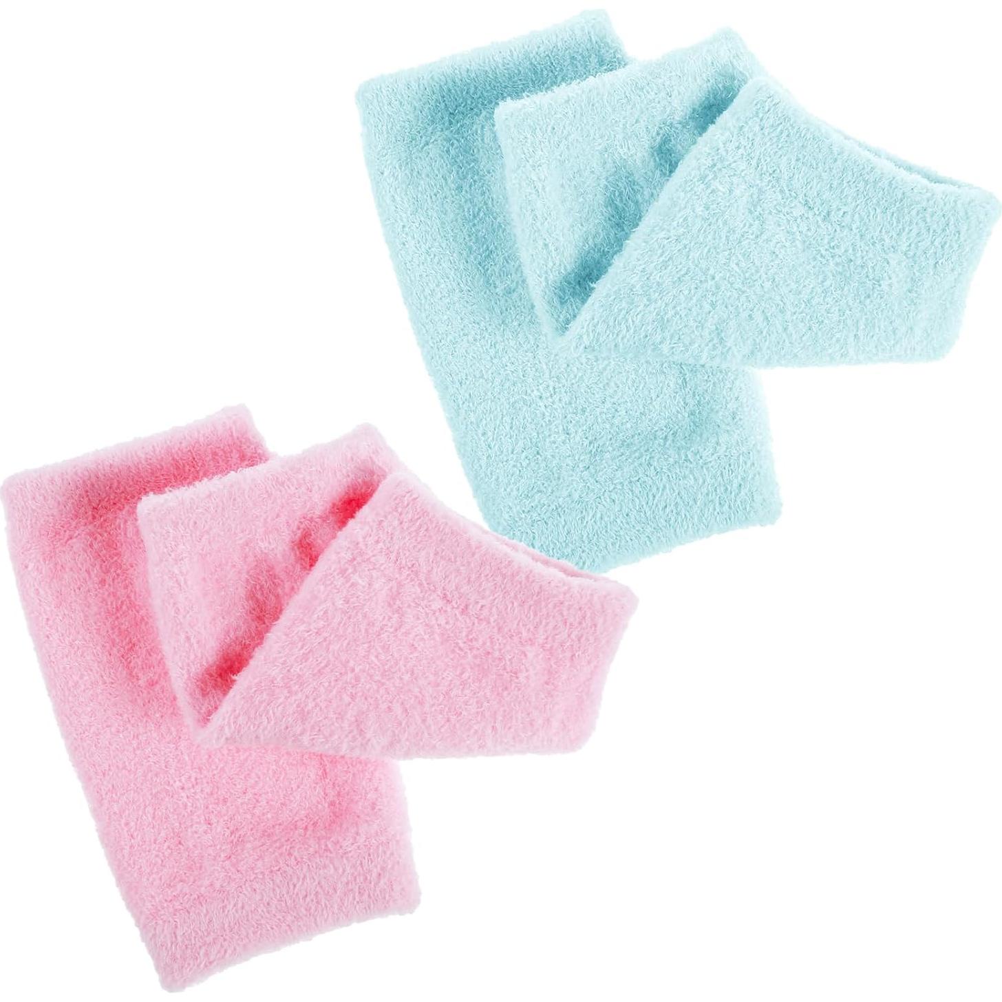 Mangas Hidratantes para Codo YBEATY 2 Pares Gel Suave Rosa/Azul