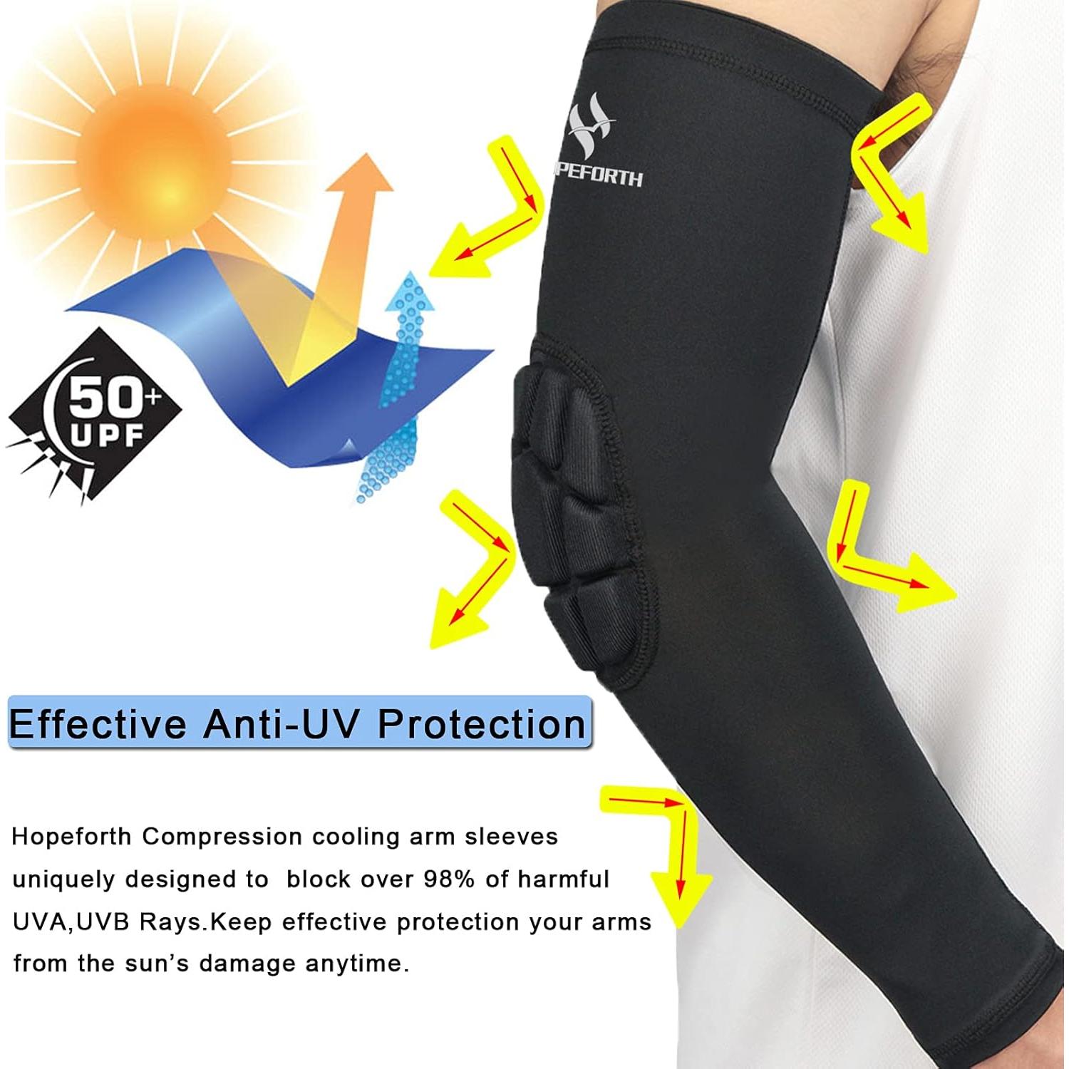 Mangas de Compresión para Codos HOPEFORTH 2 Piezas UV 98%