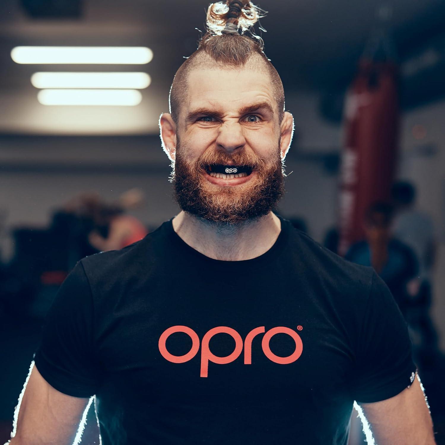 Protector Bucal OPRO Snap-Fit para Brackets - Azul Eléctrico