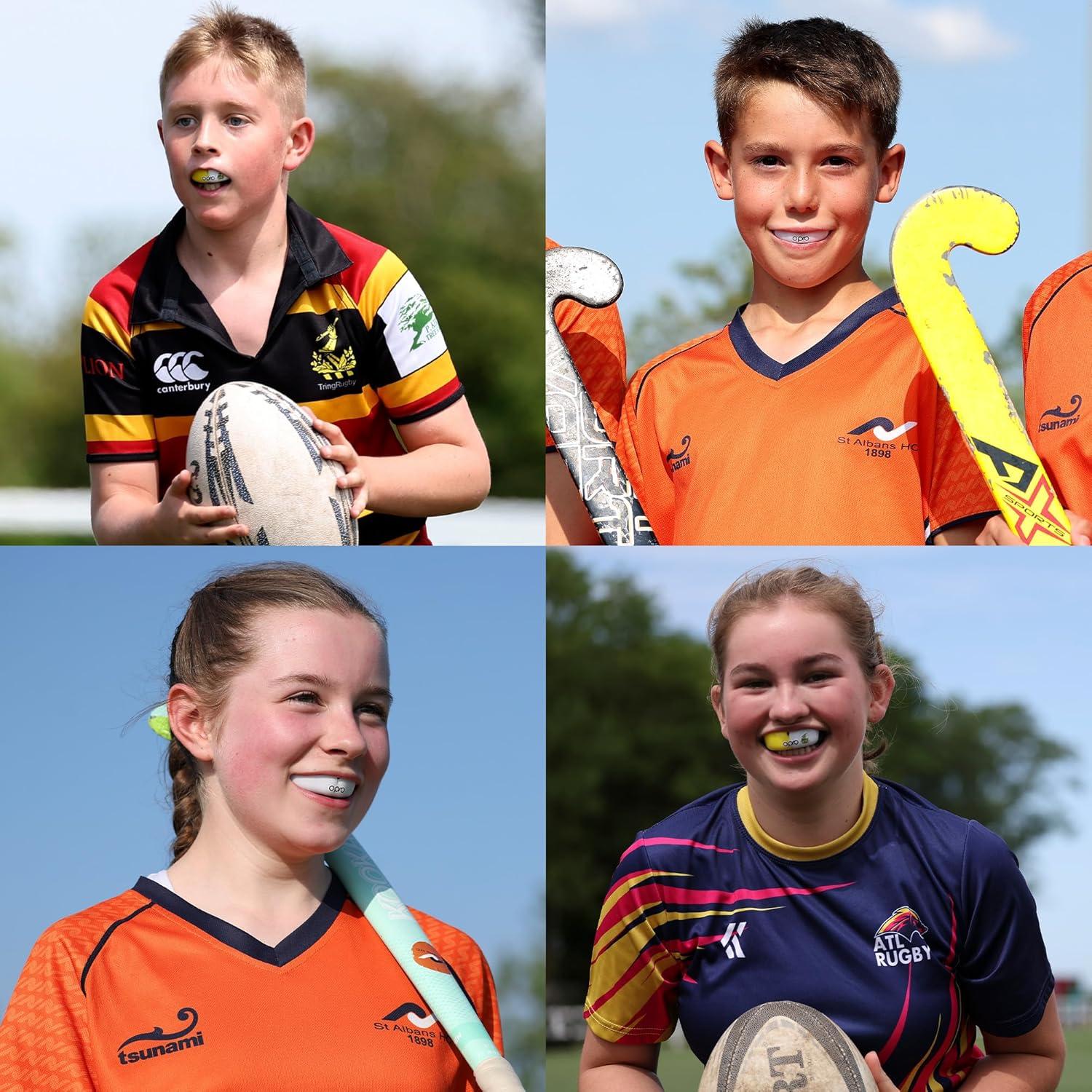 Protector Bucal OPRO Snap-Fit para Brackets - Azul Eléctrico