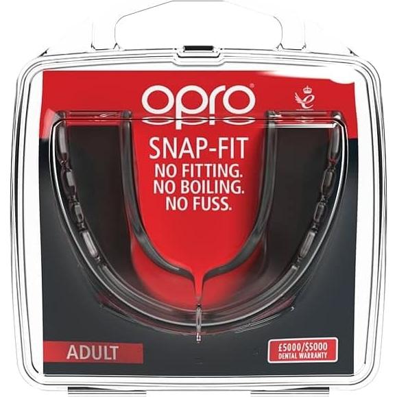 Protector Bucal OPRO Snap-Fit Adulto Transparente - Rápido