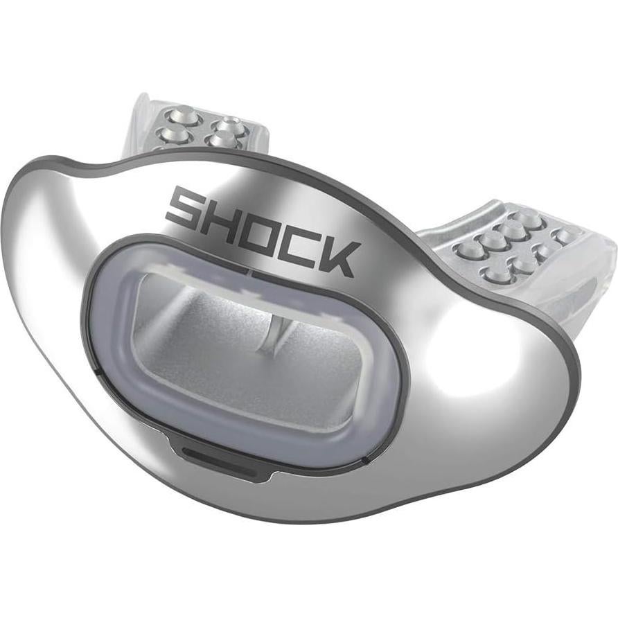 Protector Bucal Intercambiable Shock Doctor Plateado Talla Única