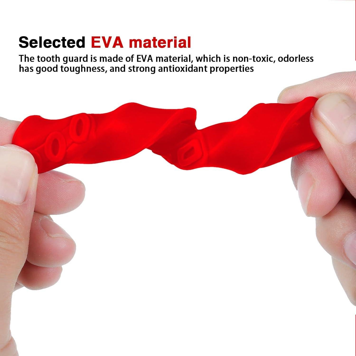 Paquete de 30 Protectores Bucales Rojos Silicona YOFOBU