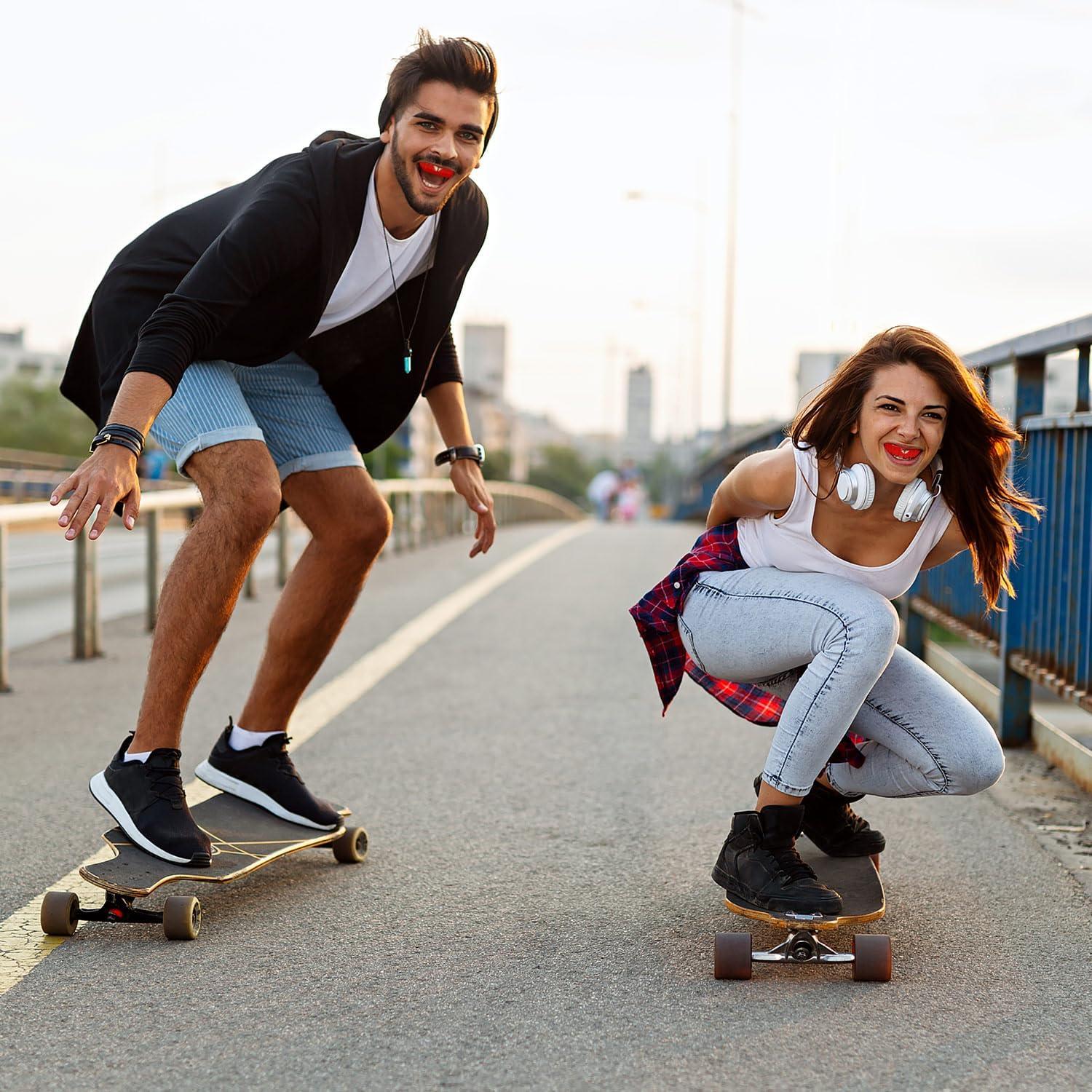 Paquete de 30 Protectores Bucales Rojos Silicona YOFOBU