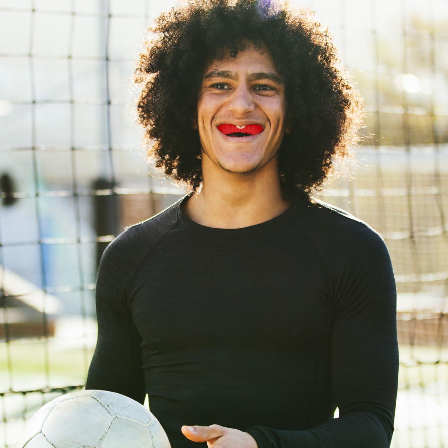 Paquete de 30 Protectores Bucales Rojos Silicona YOFOBU