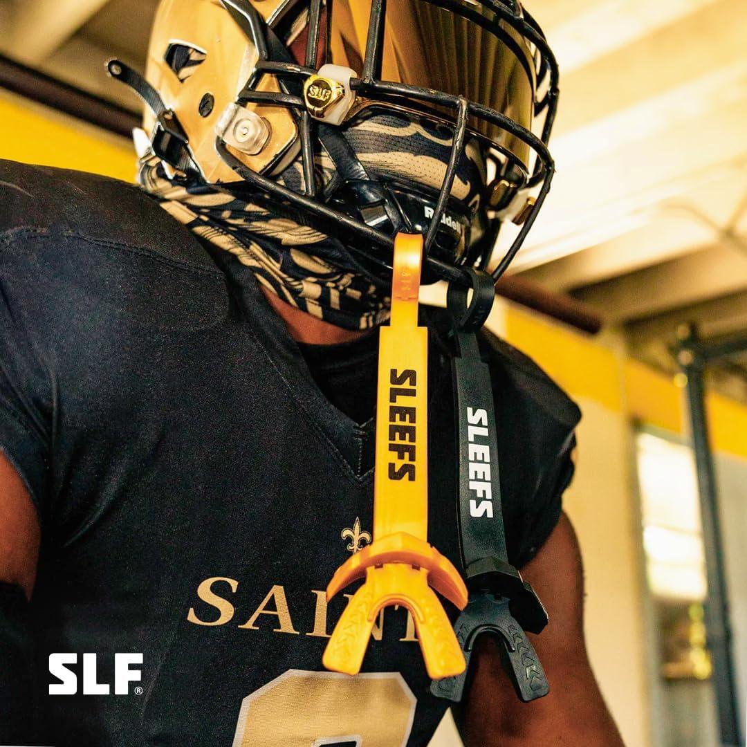 Guardabocas Deportivo SLEEFS Dorado - Protector de Labios y Dientes