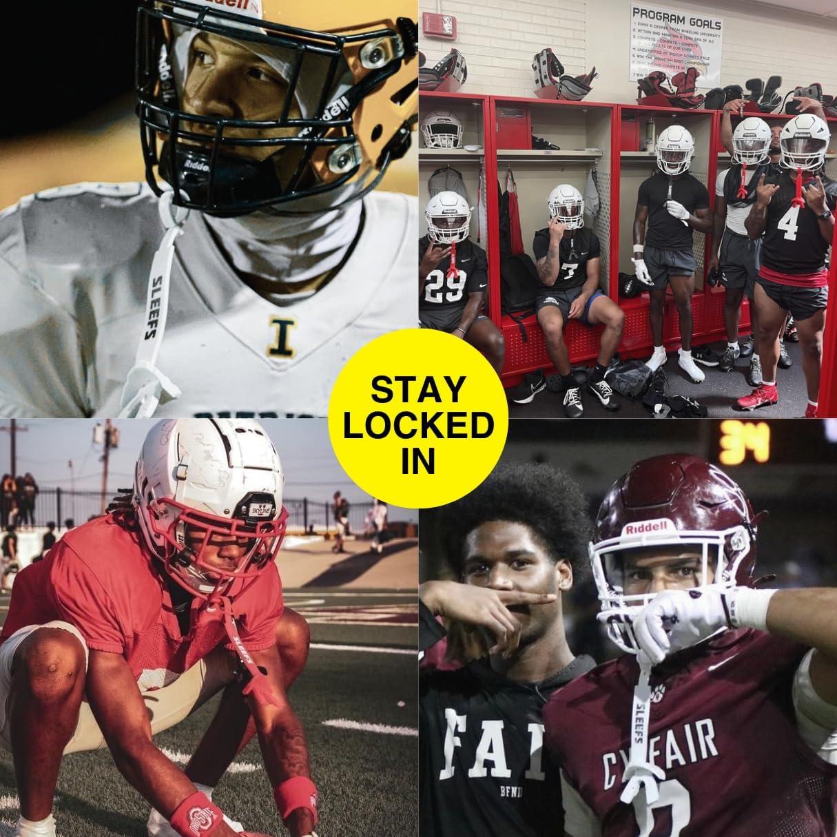 Guardabocas Deportivo SLEEFS Dorado - Protector de Labios y Dientes