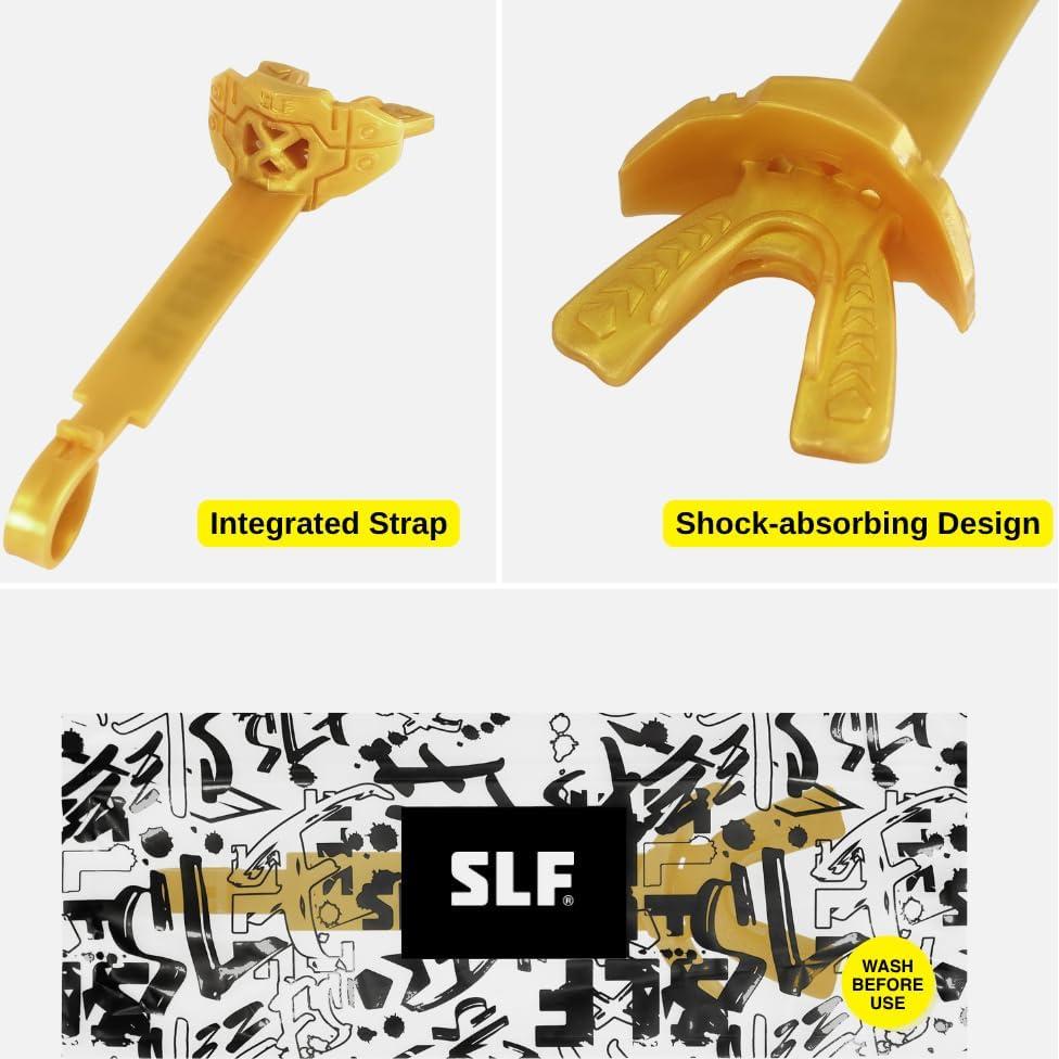 Guardabocas Deportivo SLEEFS Dorado - Protector de Labios y Dientes