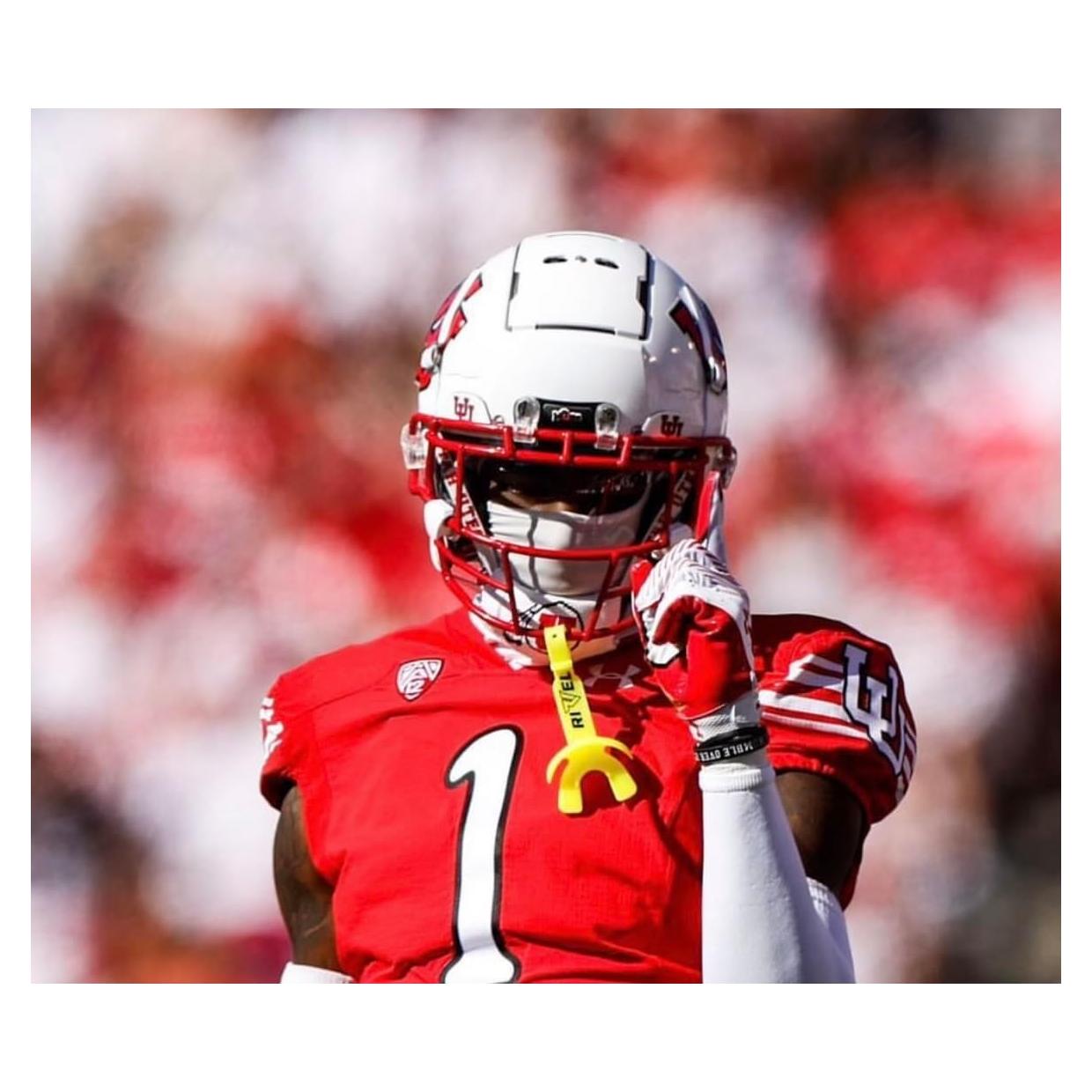 Protector Bucal Fútbol Rivel Athletics Airflow Amarillo