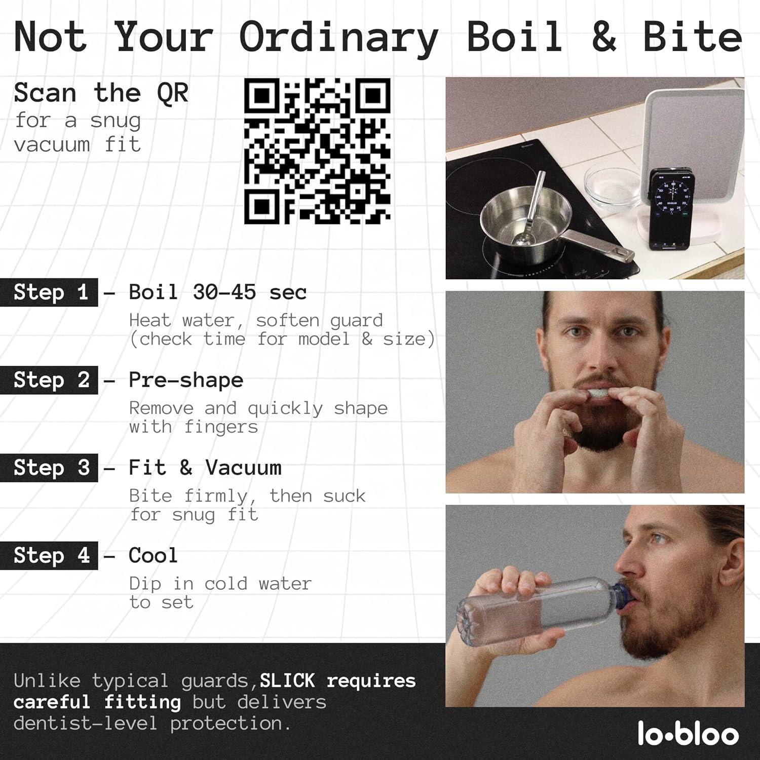 Protector Bucal Deportivo Lobloo Ultra Delgado 1mm Menta