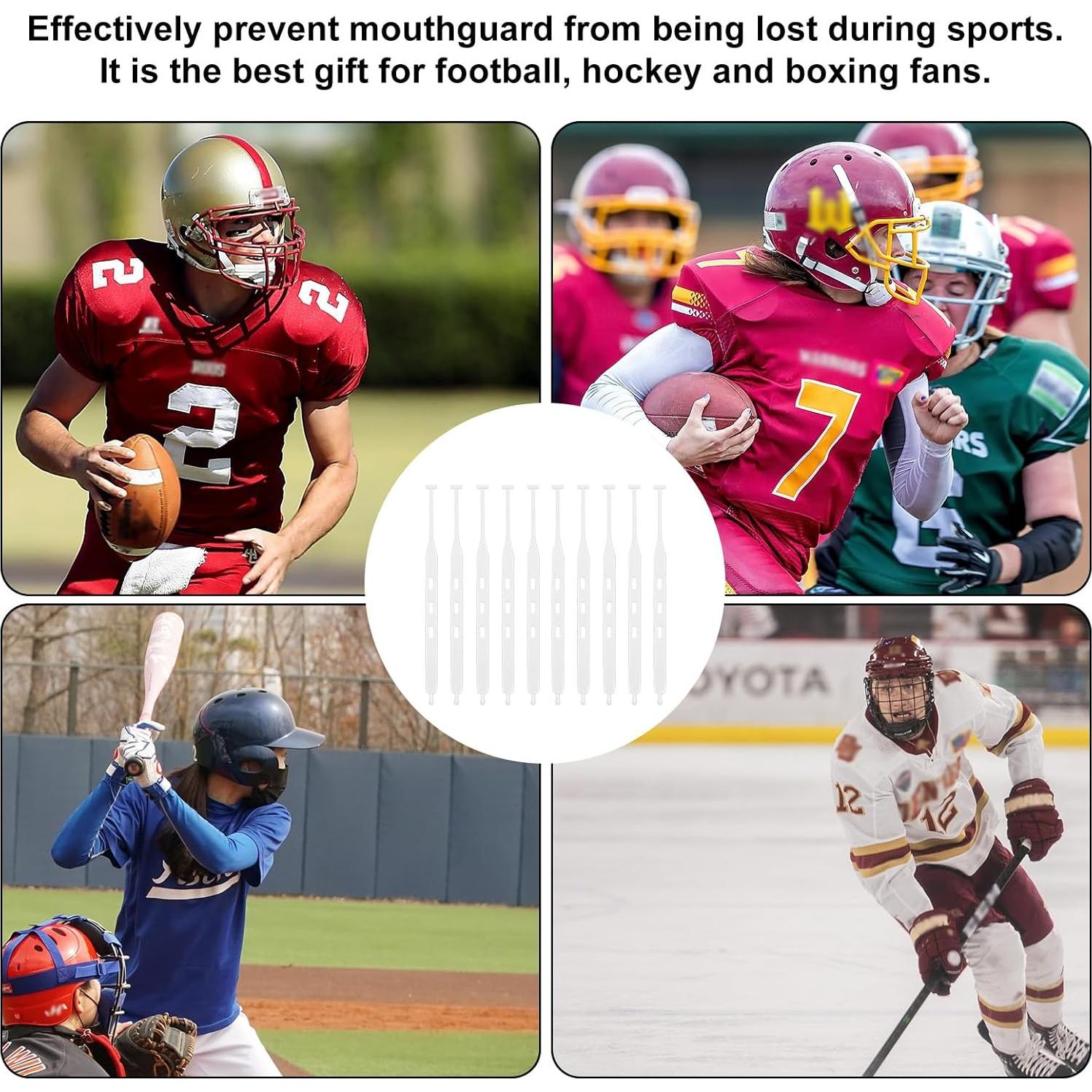 5 Correas de Reemplazo para Protector Bucal BOXOB 18.1 cm Blanco