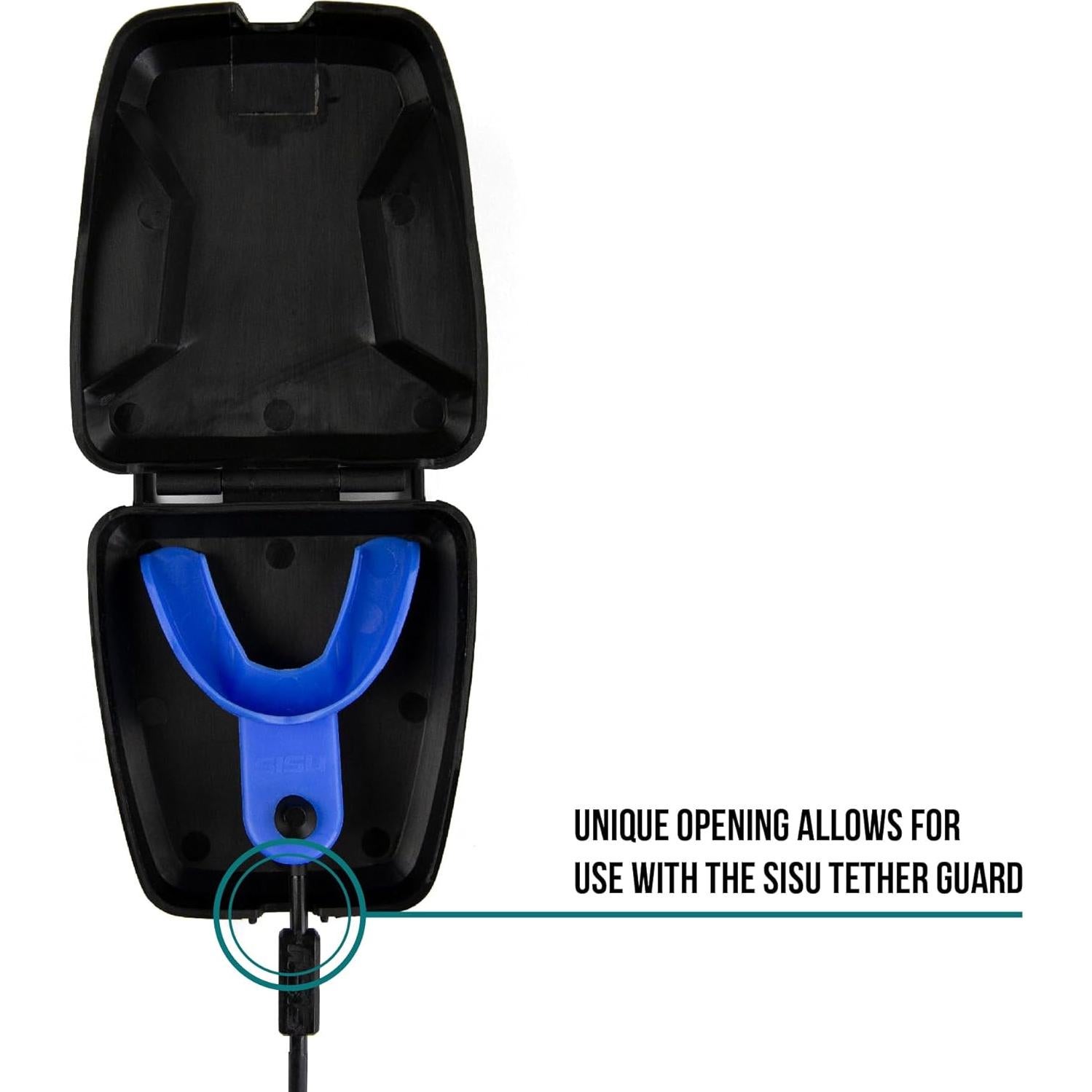 Funda para Protector Bucal SISU - Ligera y Duradera - Negra