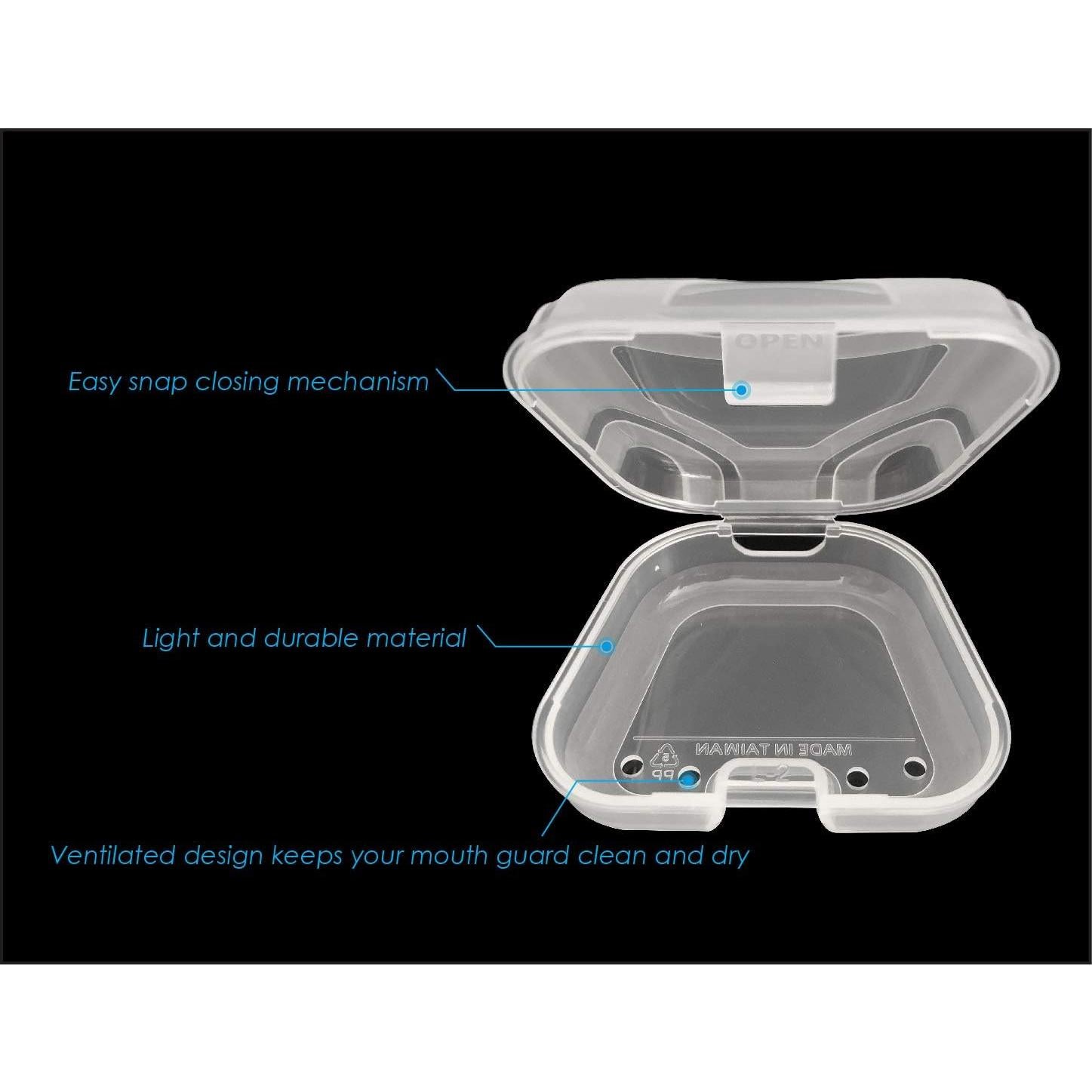 Estuche para Protector Bucal COOLLO SPORTS Transparente