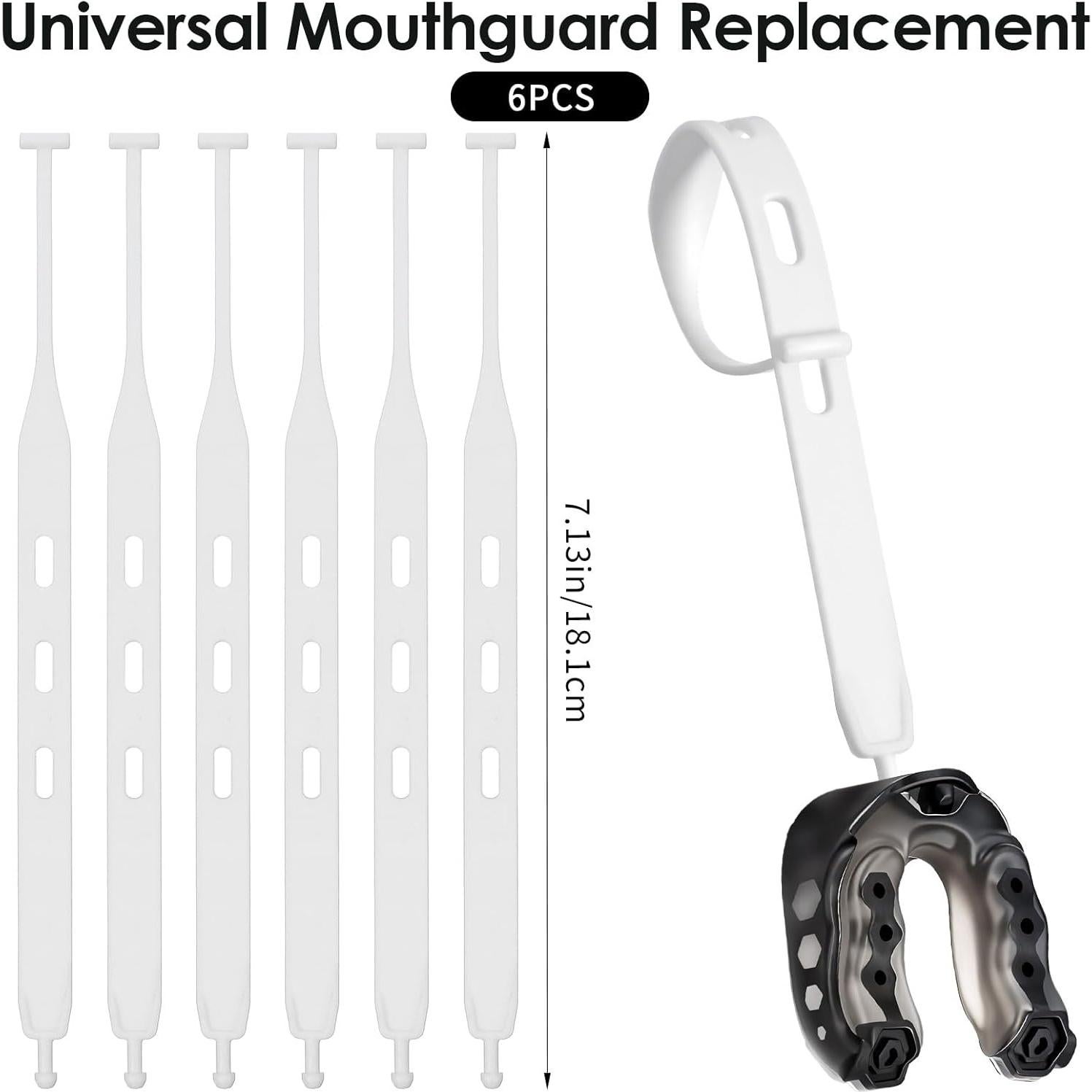 6 Correos de Protector Bucal Universal Nogeqi - Blanco