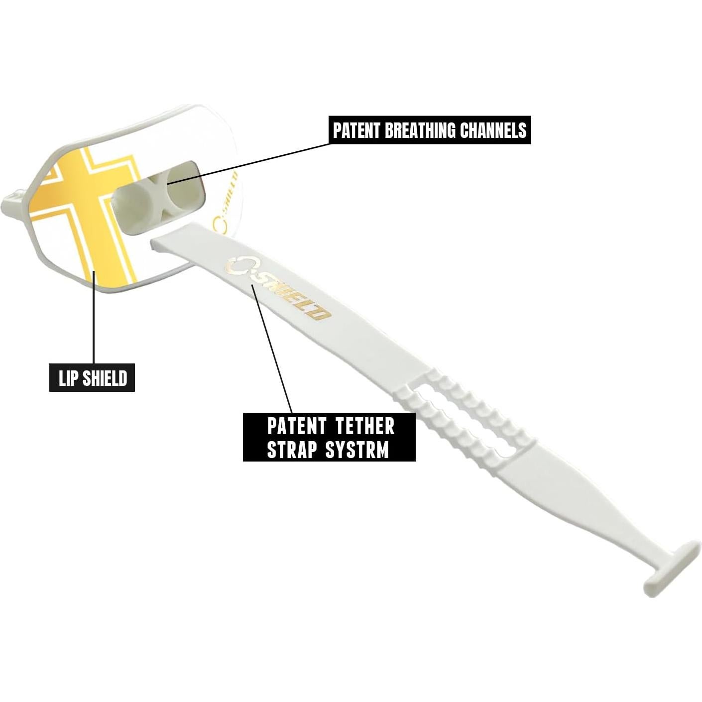 Protector Bucal O Shield Vortex Flow Fútbol Ajuste Hermético
