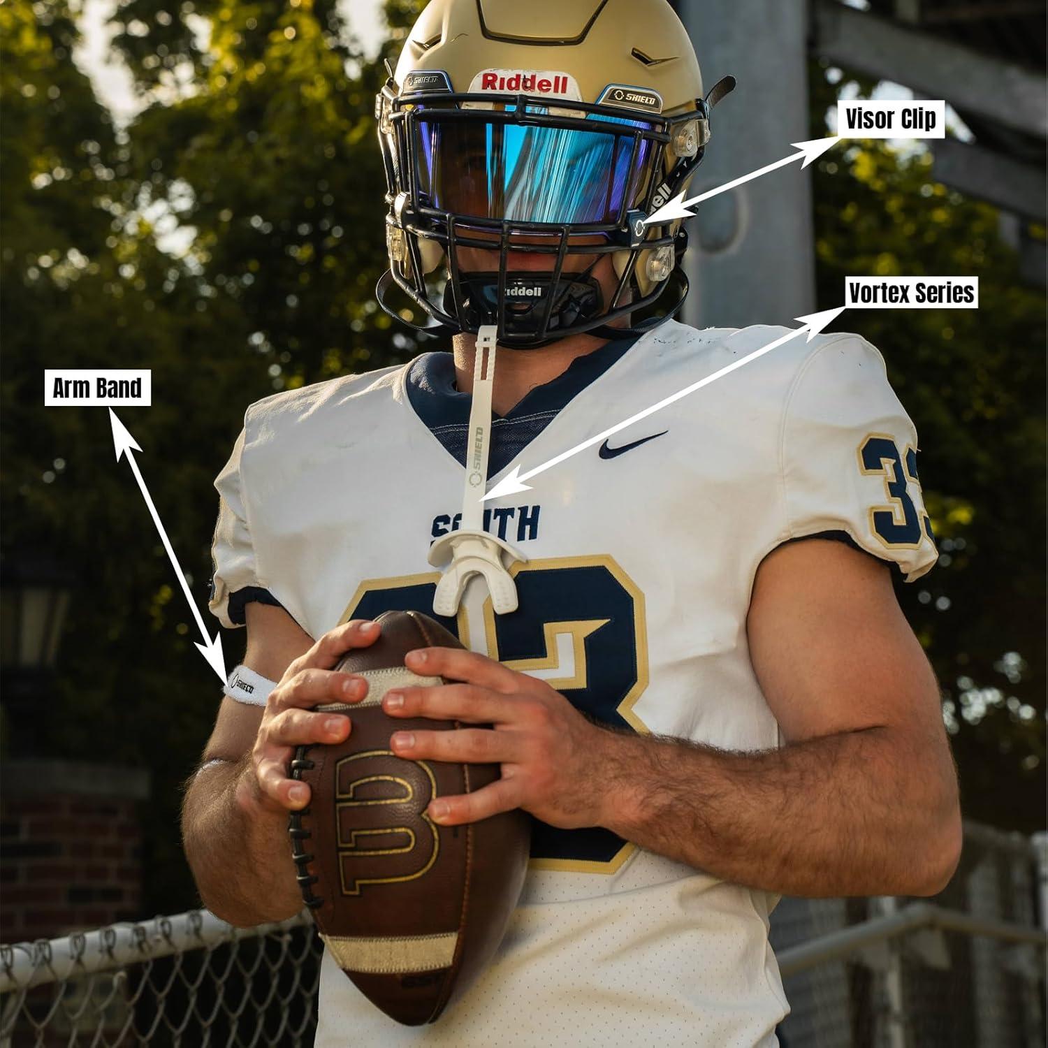 Protector Bucal O Shield Vortex Flow Fútbol Ajuste Hermético