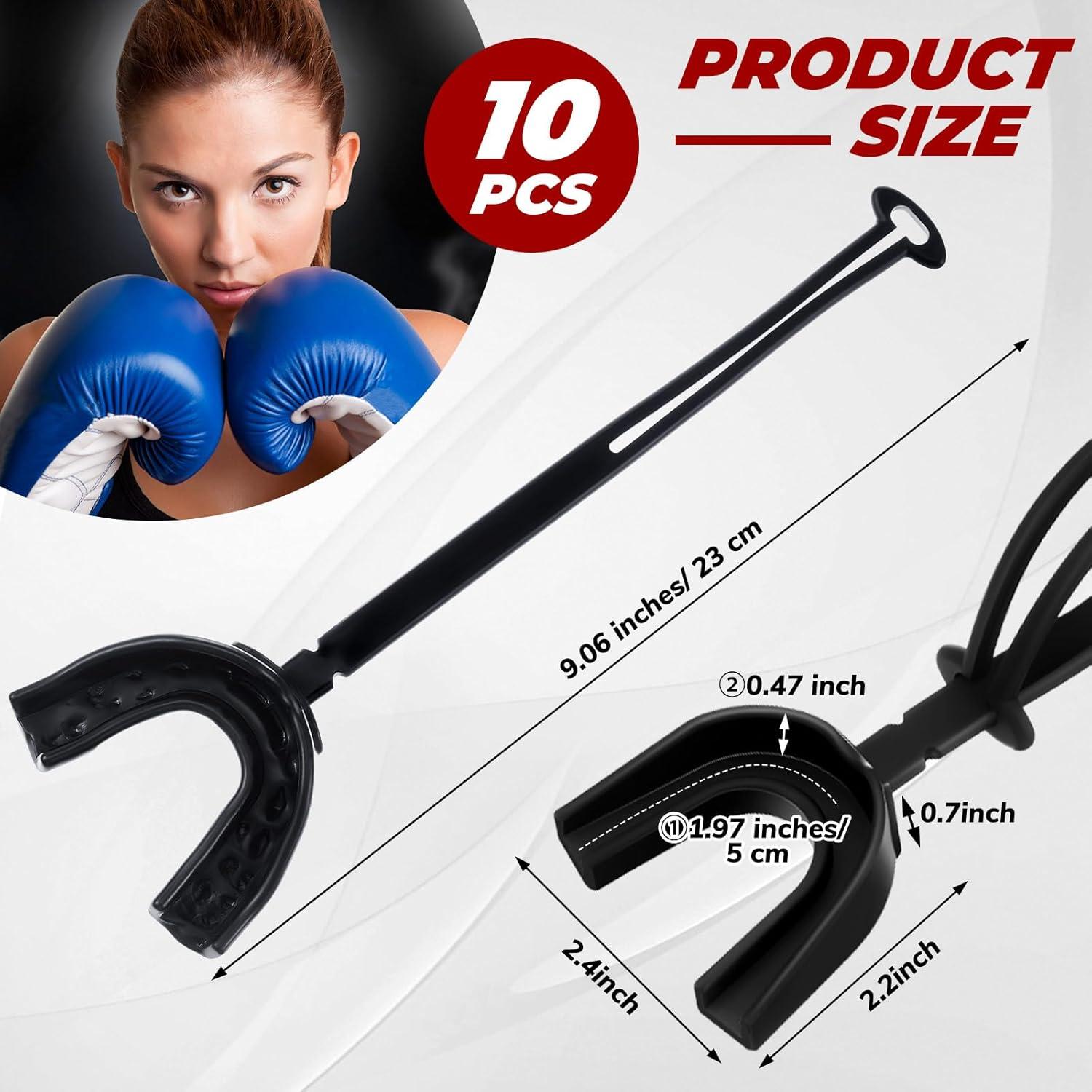 Dunzy 20 Pcs Protector Bucal Deportivo Moldeable con Correa