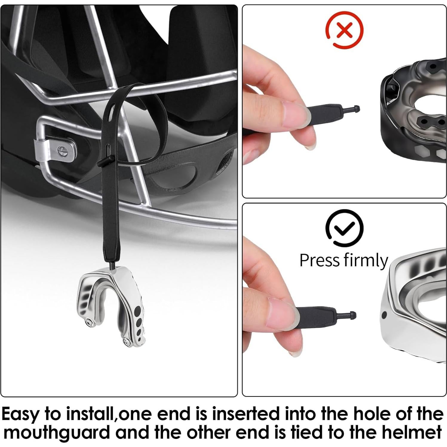 10 Correas de Protector Bucal Hpmjz para Fútbol y Rugby