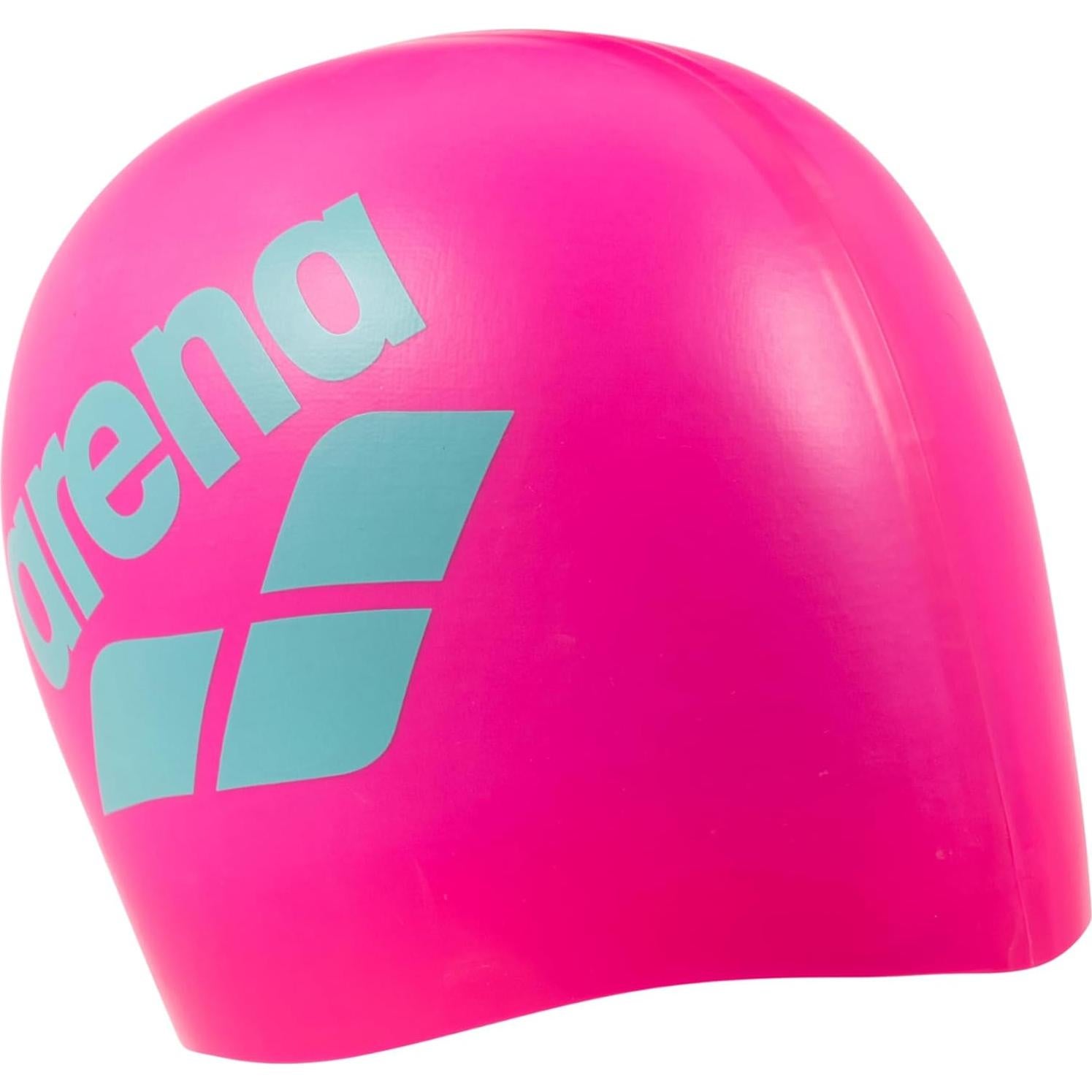 Gorro de natación unisex Arena de silicona rosa/blanco