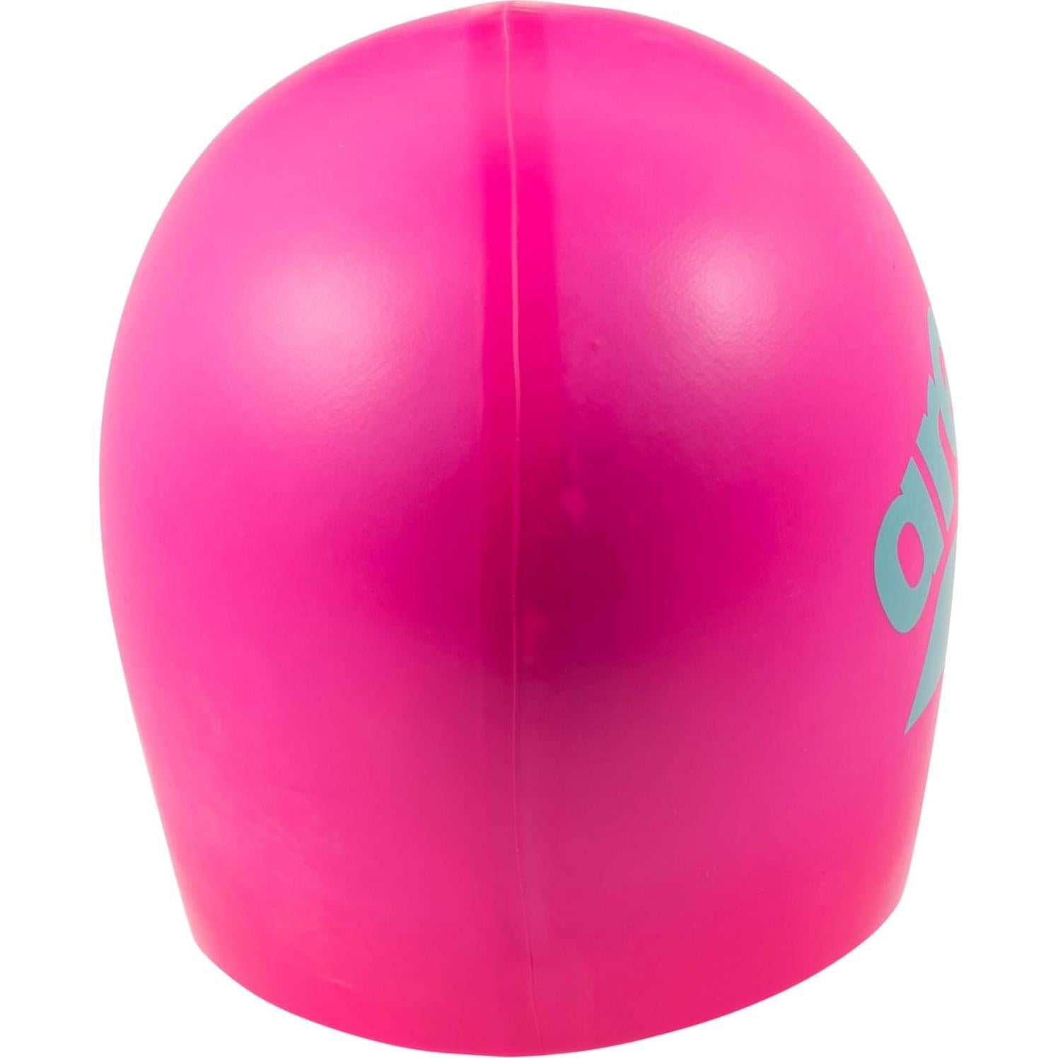 Gorro de natación unisex Arena de silicona rosa/blanco