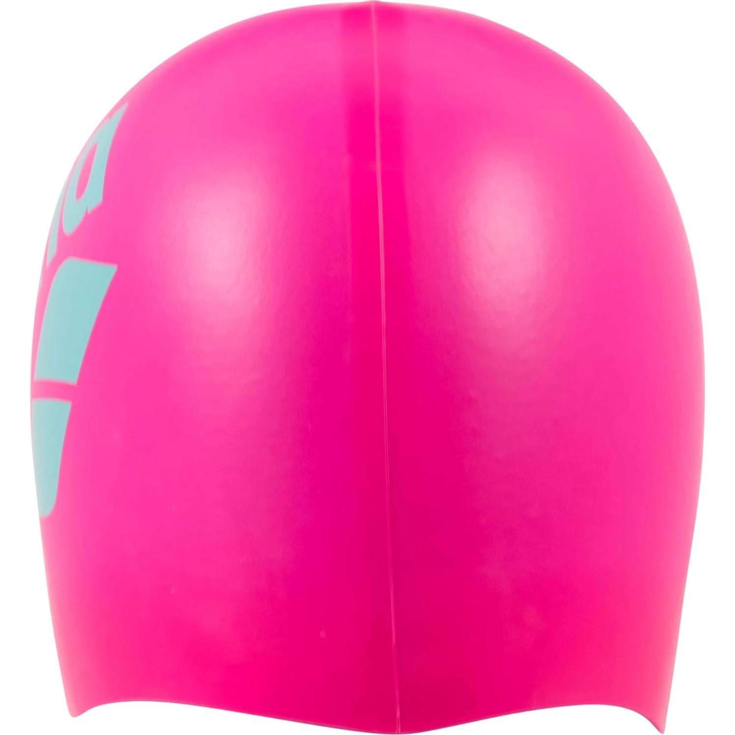 Gorro de natación unisex Arena de silicona rosa/blanco