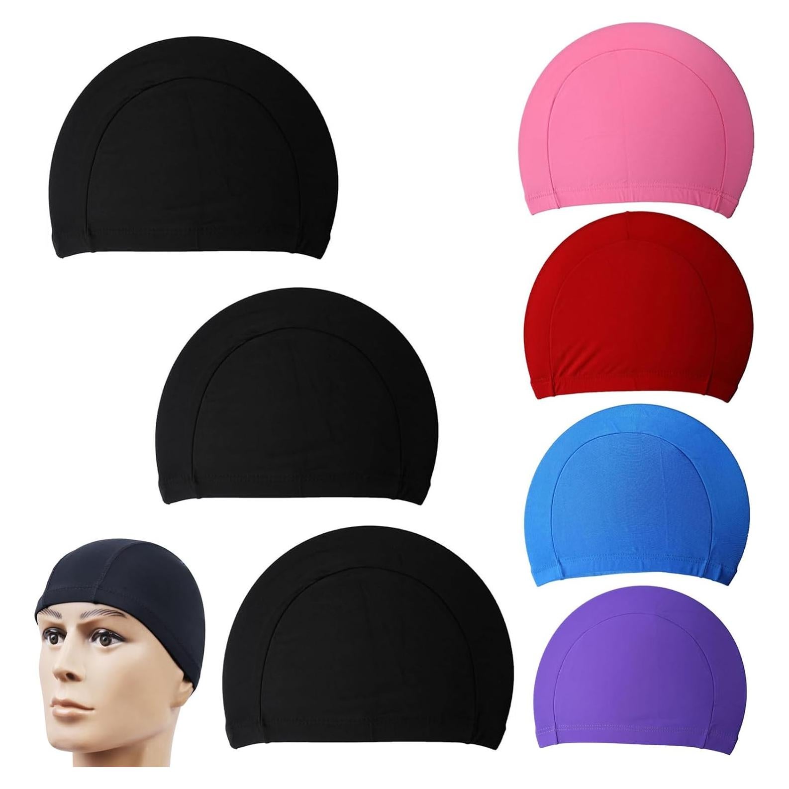 Paquete de 7 Gorras de Natación SquEqu - Unisex, Talla Única