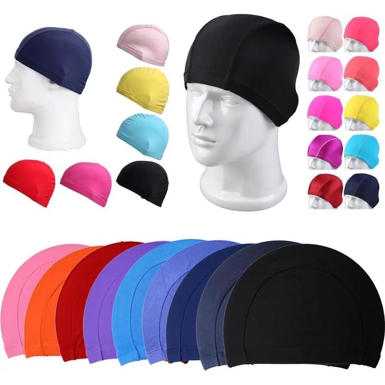 Paquete de 7 Gorras de Natación SquEqu - Unisex, Talla Única