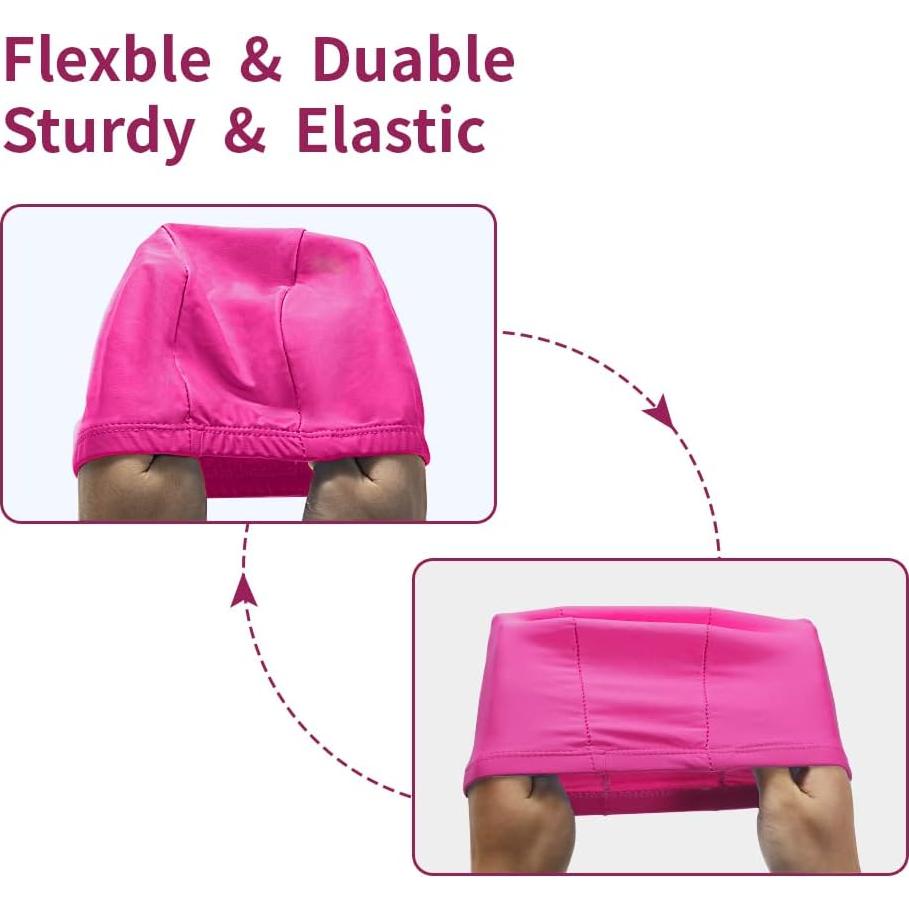 6 Gorras de Natación Elásticas Wholelovein para Todos - Nylon