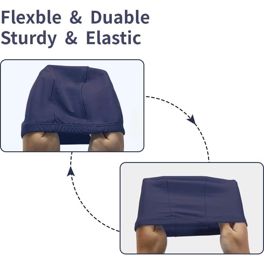 6 Gorras de Natación Elásticas Wholelovein para Todos - Nylon