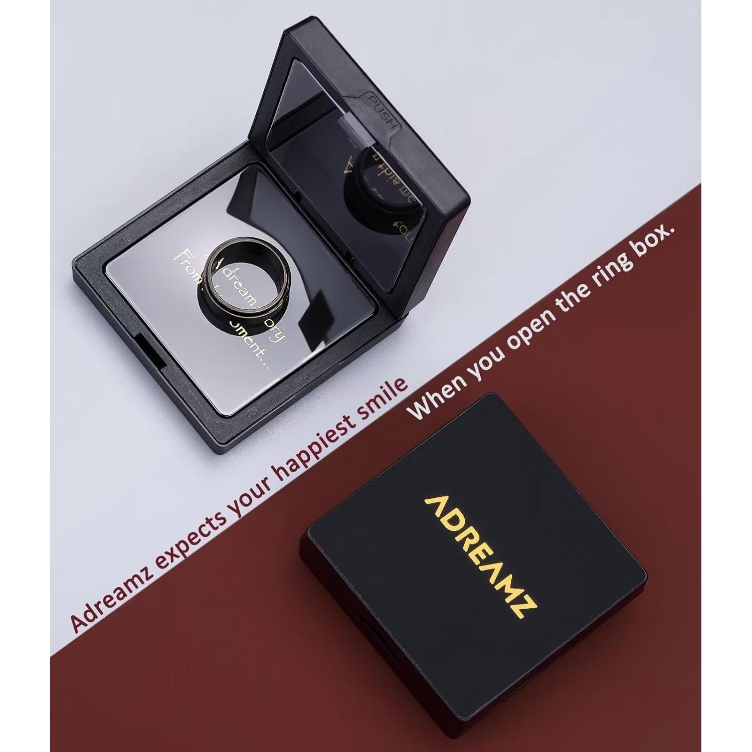 Anillo de Titanio 7mm El Señor de los Anillos - Unisex