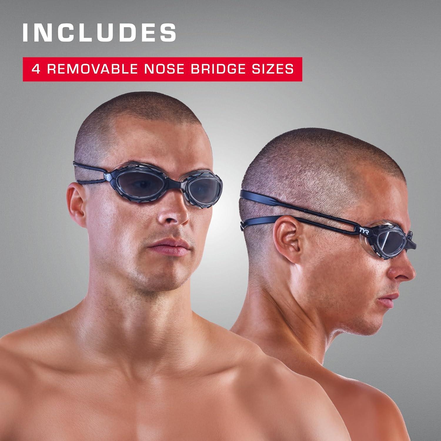 Gafas de Natación TYR Nest Pro Azul - Antiempañante, Unisex