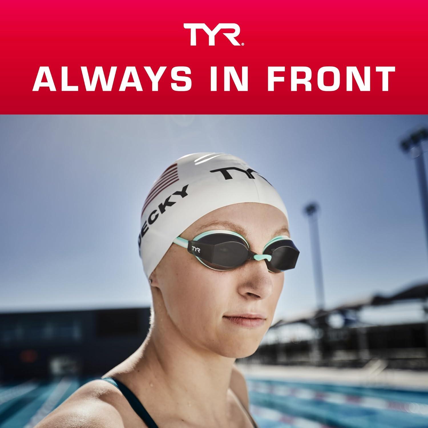 Gafas de Natación TYR Nest Pro Azul - Antiempañante, Unisex
