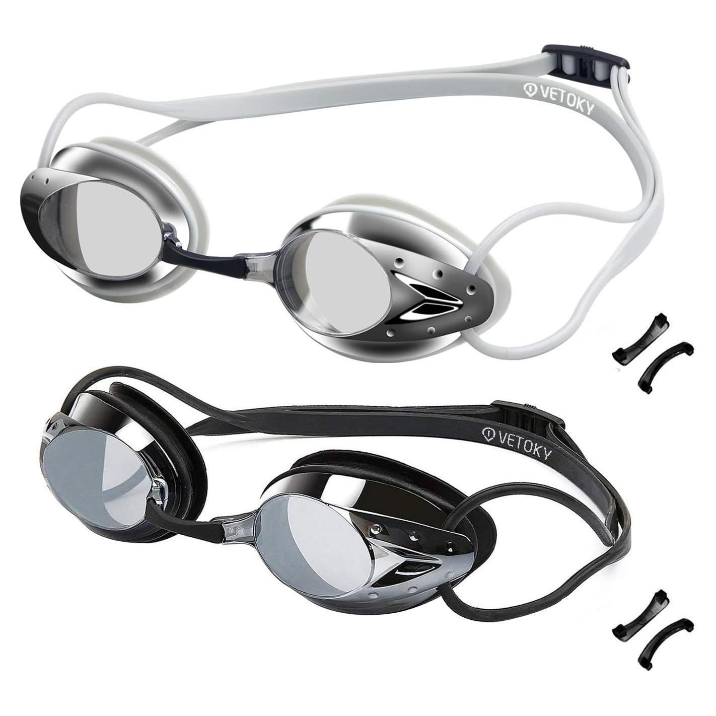 Gafas de natación VETOKY antiempañantes UV espejadas