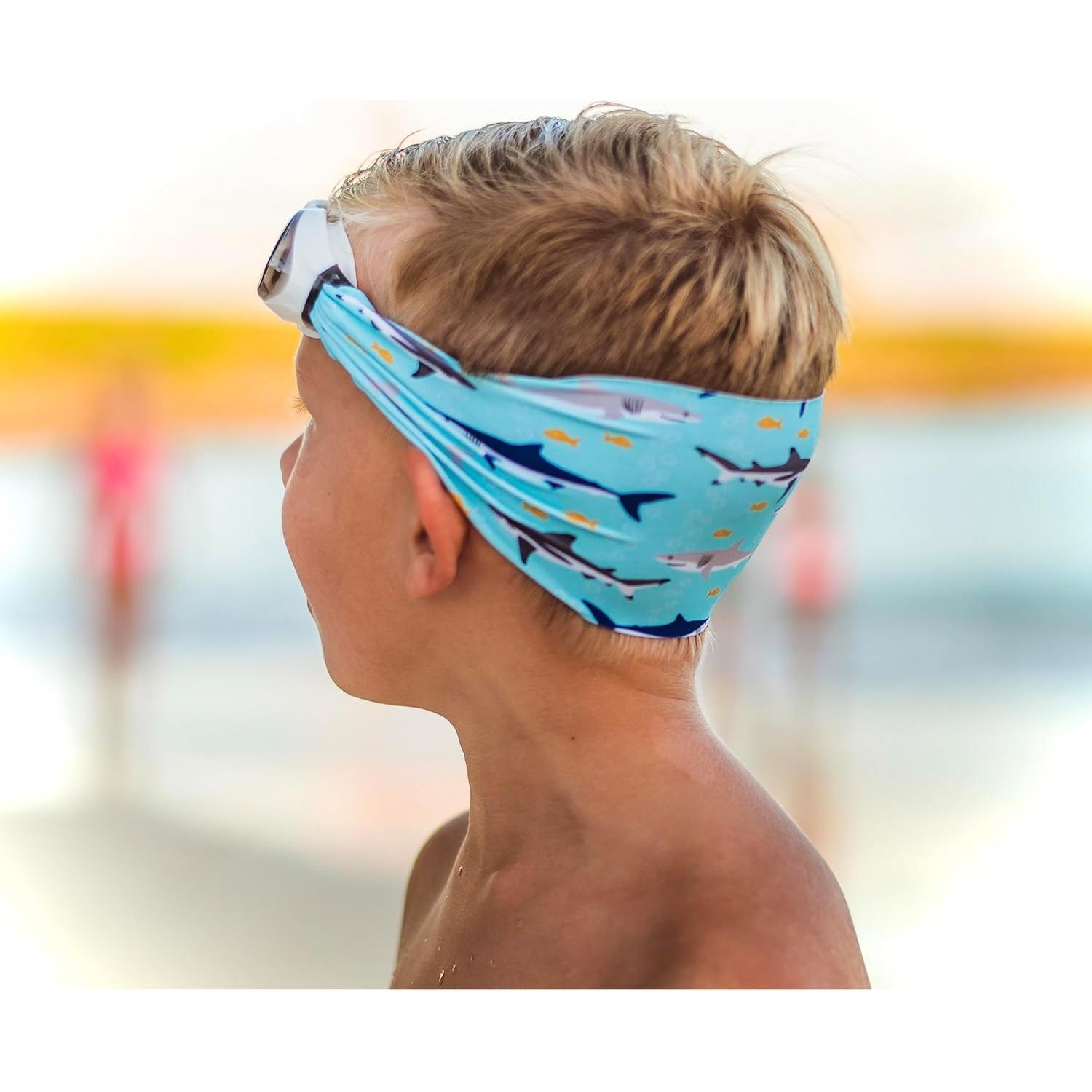 Gafas de Natación Splash Place para Adultos y Niños - Azul y Verde