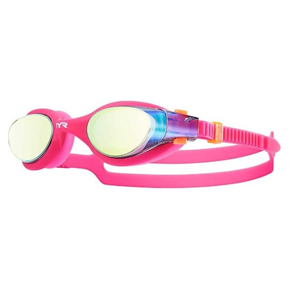Gafas de Natación TYR Junior Vesi - Talla Única - Oro/Rosa