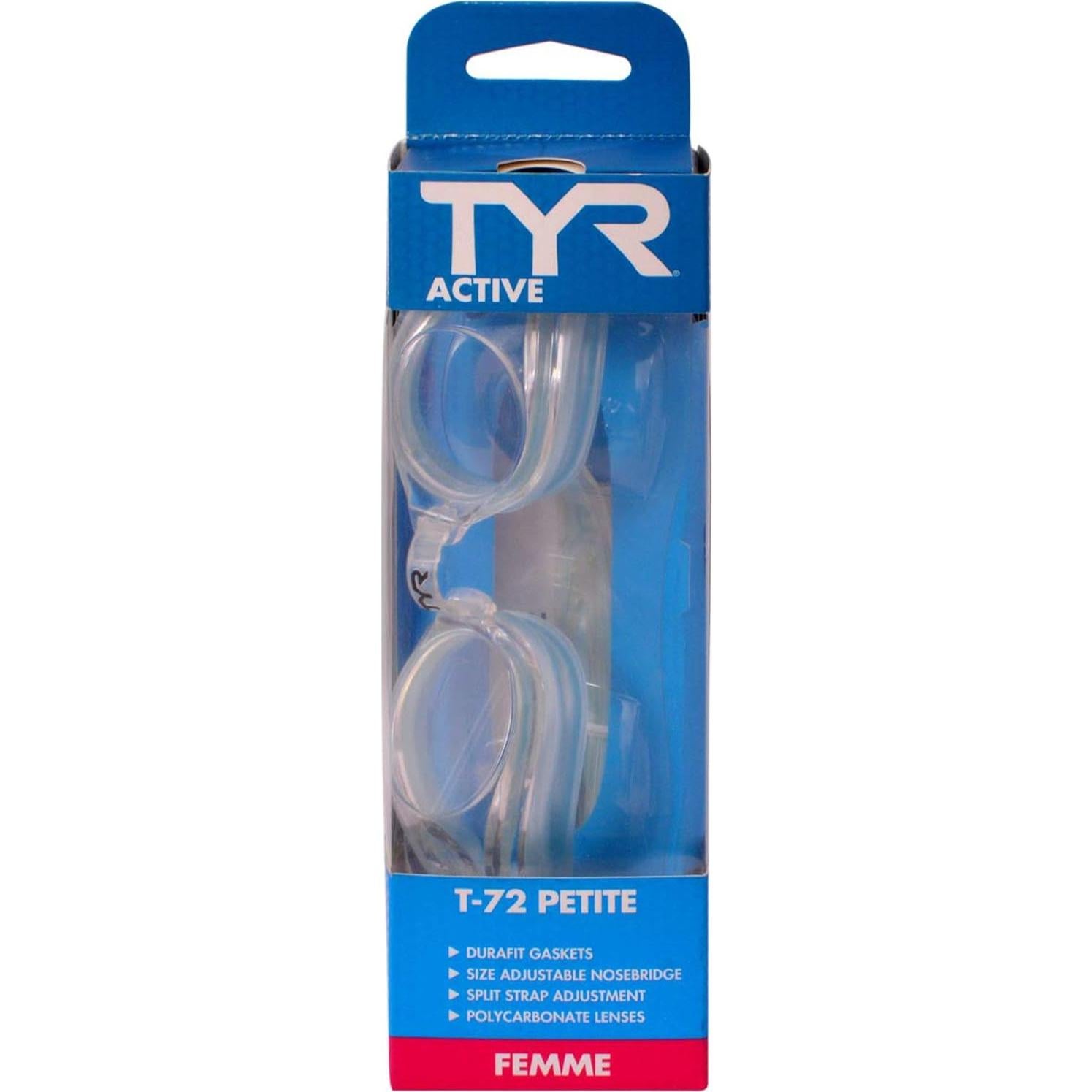 Gafas de Natación TYR Petite T-72 Femme UV Anti-Niebla