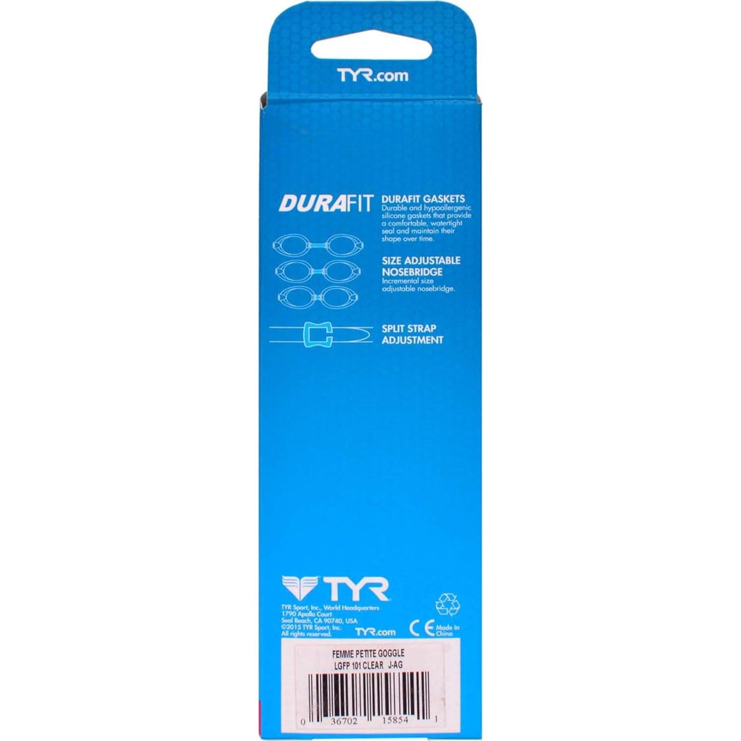 Gafas de Natación TYR Petite T-72 Femme UV Anti-Niebla