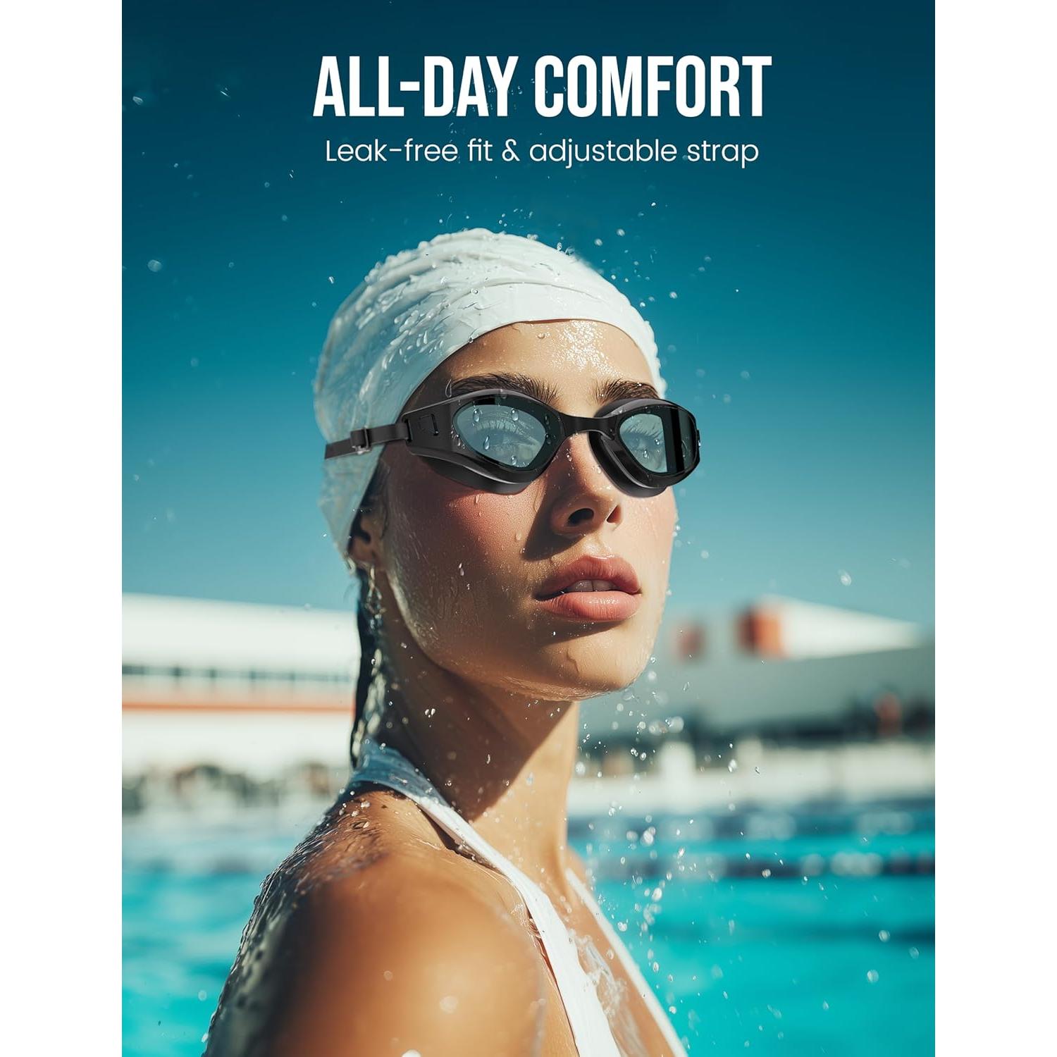 Gafas de natación Wildley con lentes anti-niebla y UV