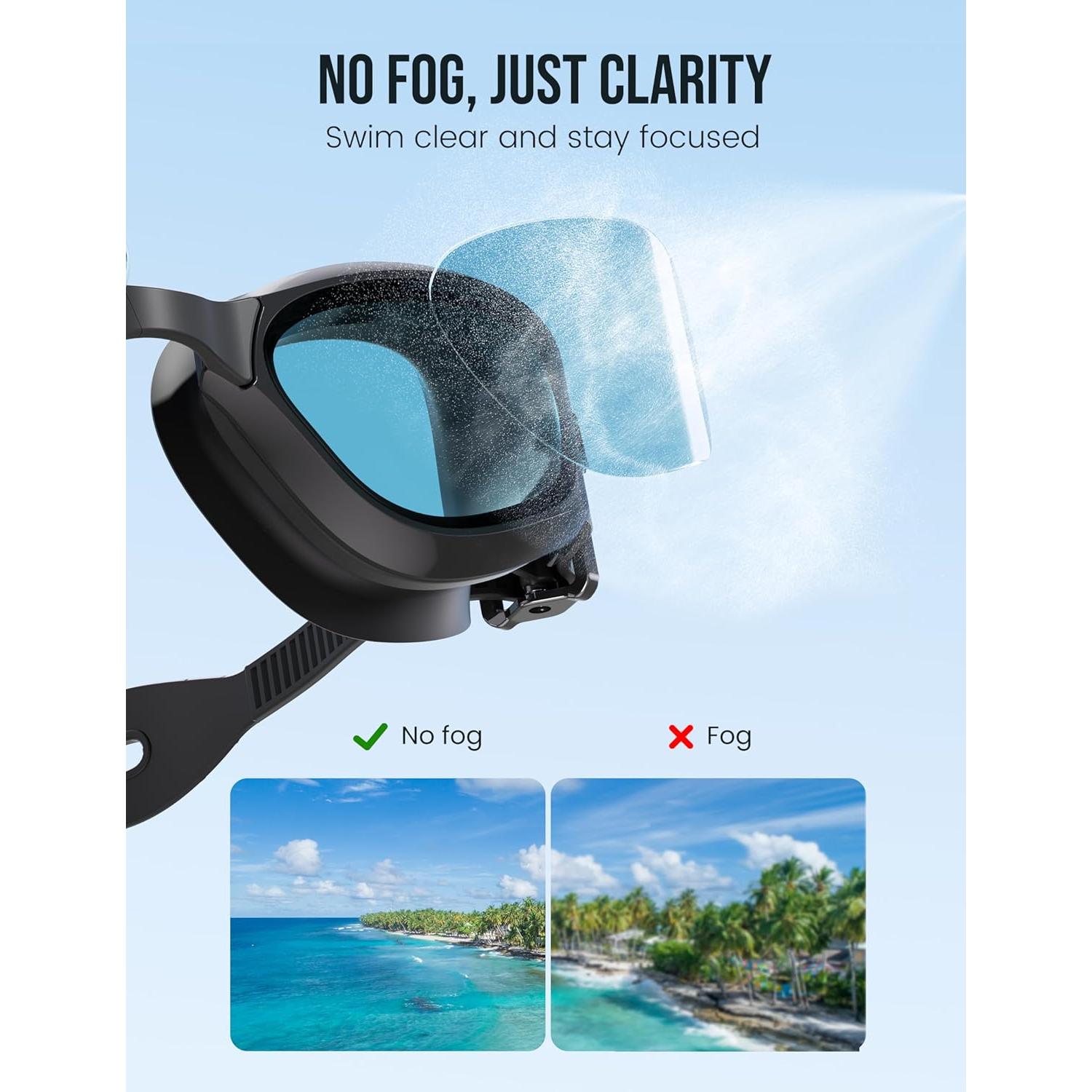 Gafas de natación Wildley con lentes anti-niebla y UV