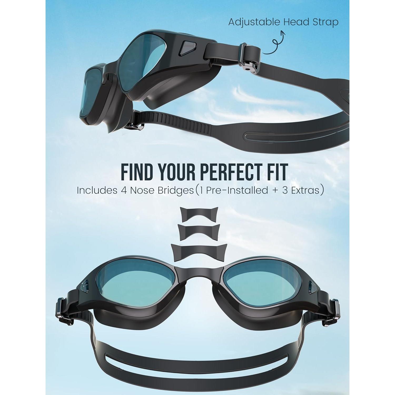 Gafas de natación Wildley con lentes anti-niebla y UV