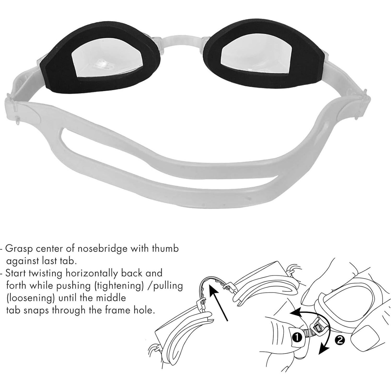 Gafas de Natación TYR Team Sprint Adultos Transparente