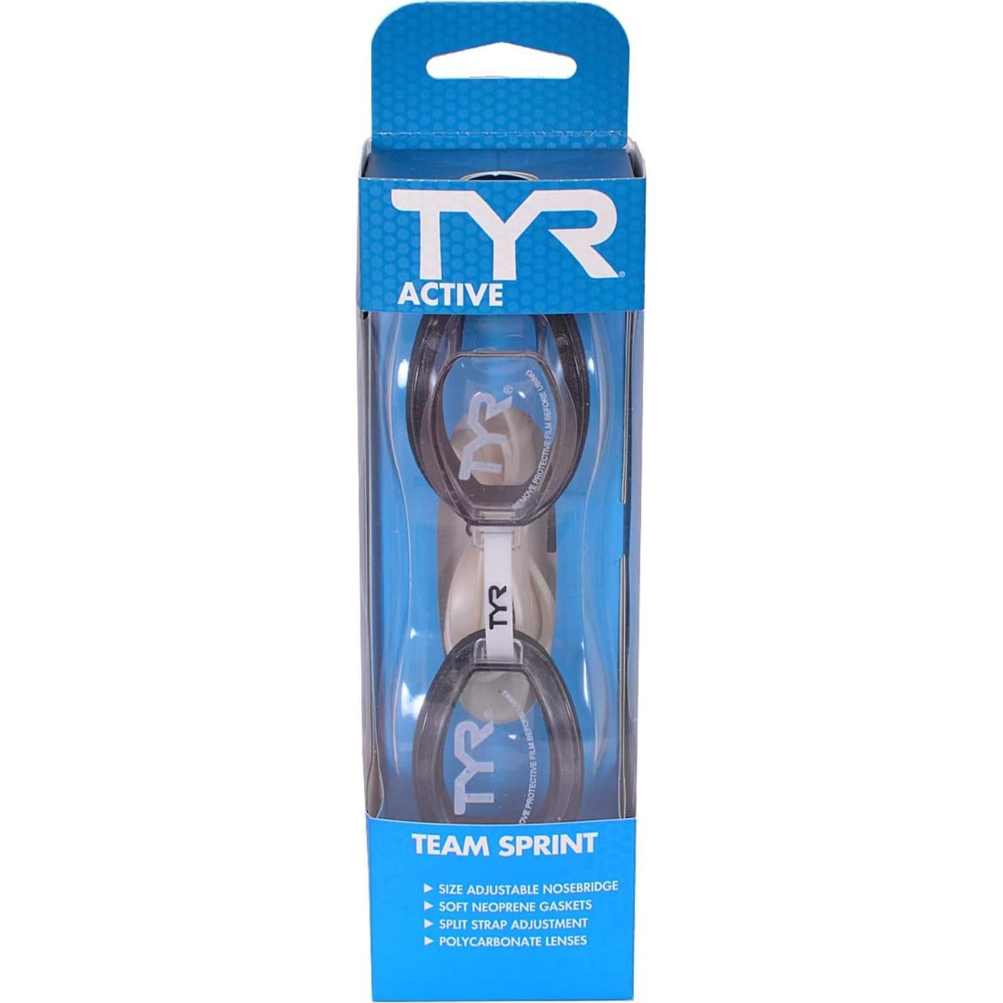 Gafas de Natación TYR Team Sprint Adultos Transparente