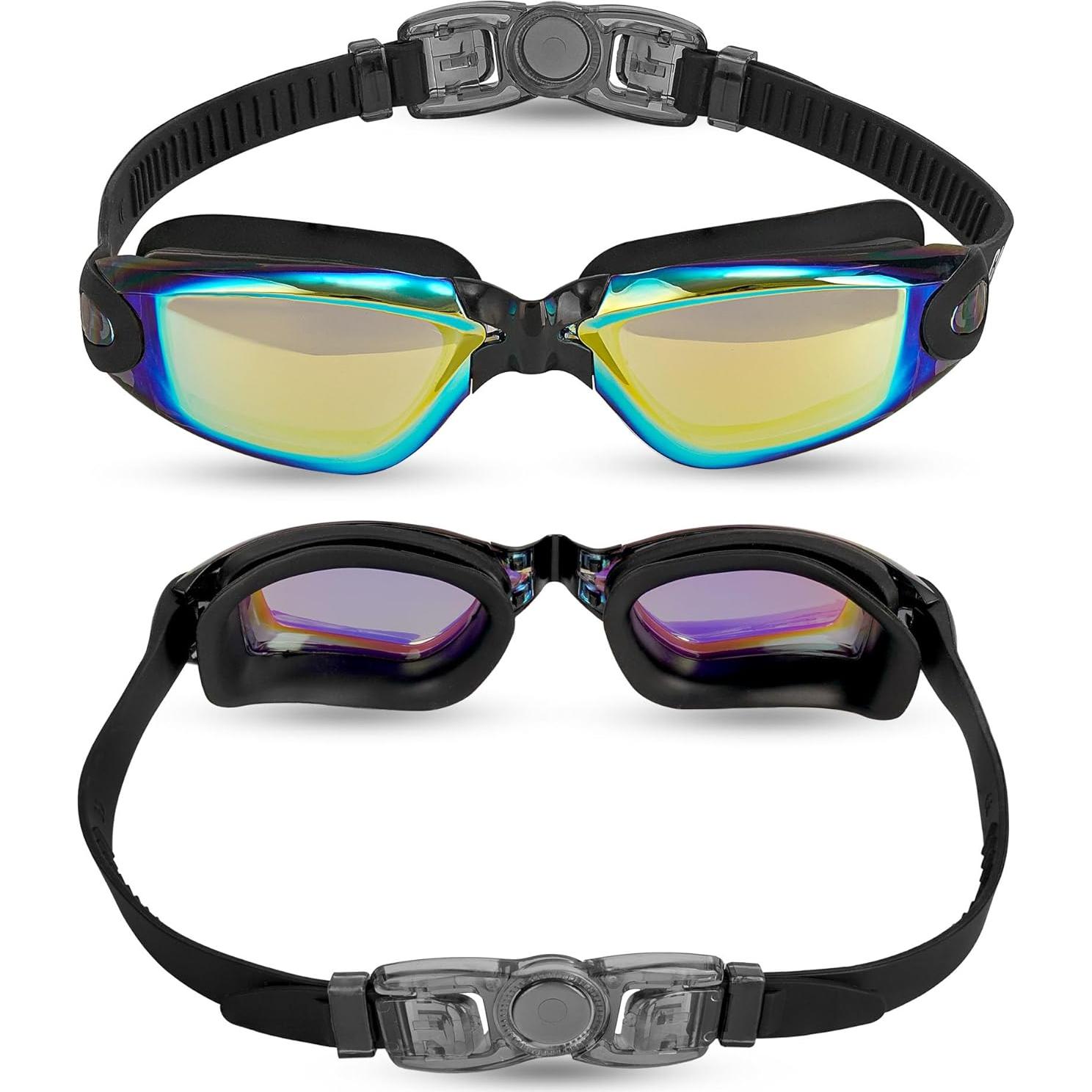 Paquete de 2 Gafas de Natación Careula para Niños 3-14 Años