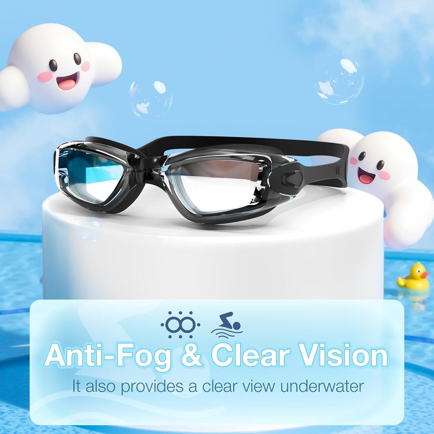 Gafas de Natación EasYoung para Niños - Paquete de 2, Anti-empañantes