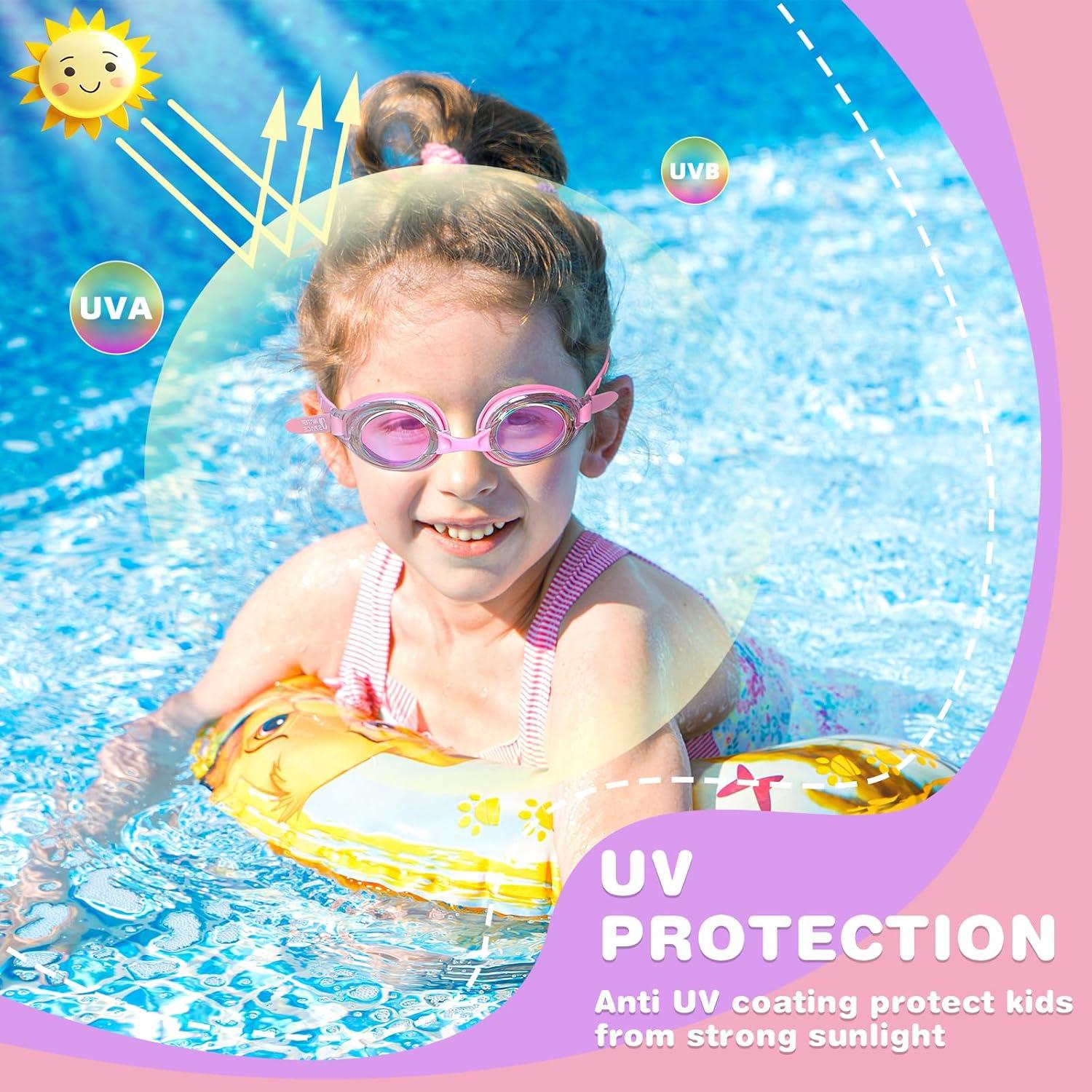 Gafas de Natación para Niños Water Space - Antivaho UV 3-15 Años