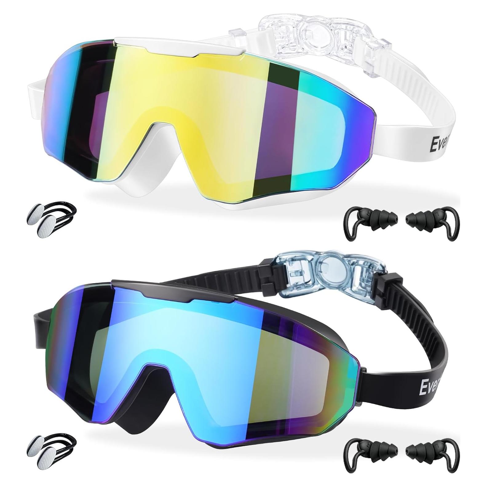 Gafas de Natación EverSport para Niños 8-16 Años - Antivaho UV