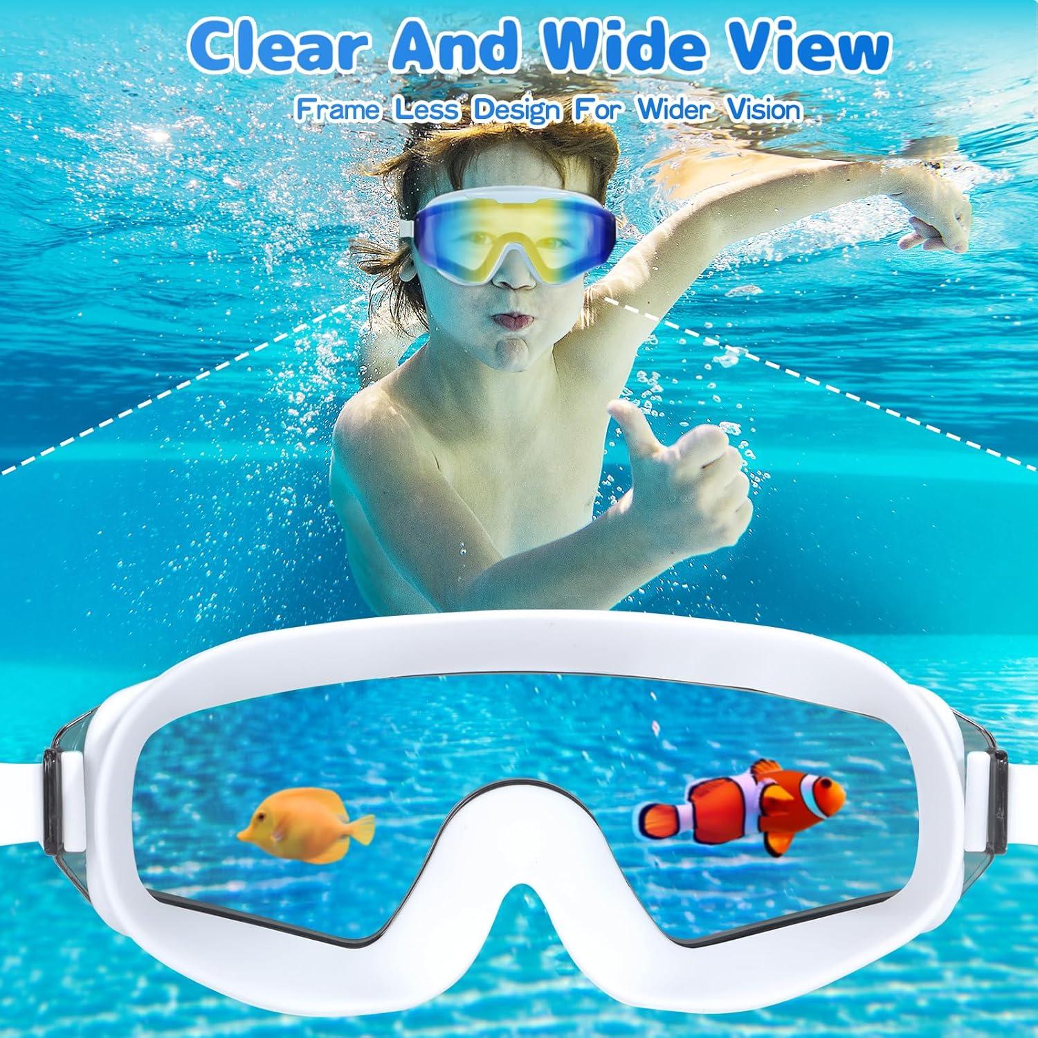 Gafas de Natación EverSport para Niños 8-16 Años - Antivaho UV