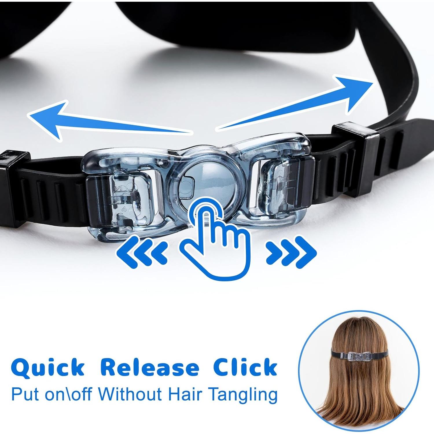 Gafas de Natación EverSport para Niños 8-16 Años - Antivaho UV