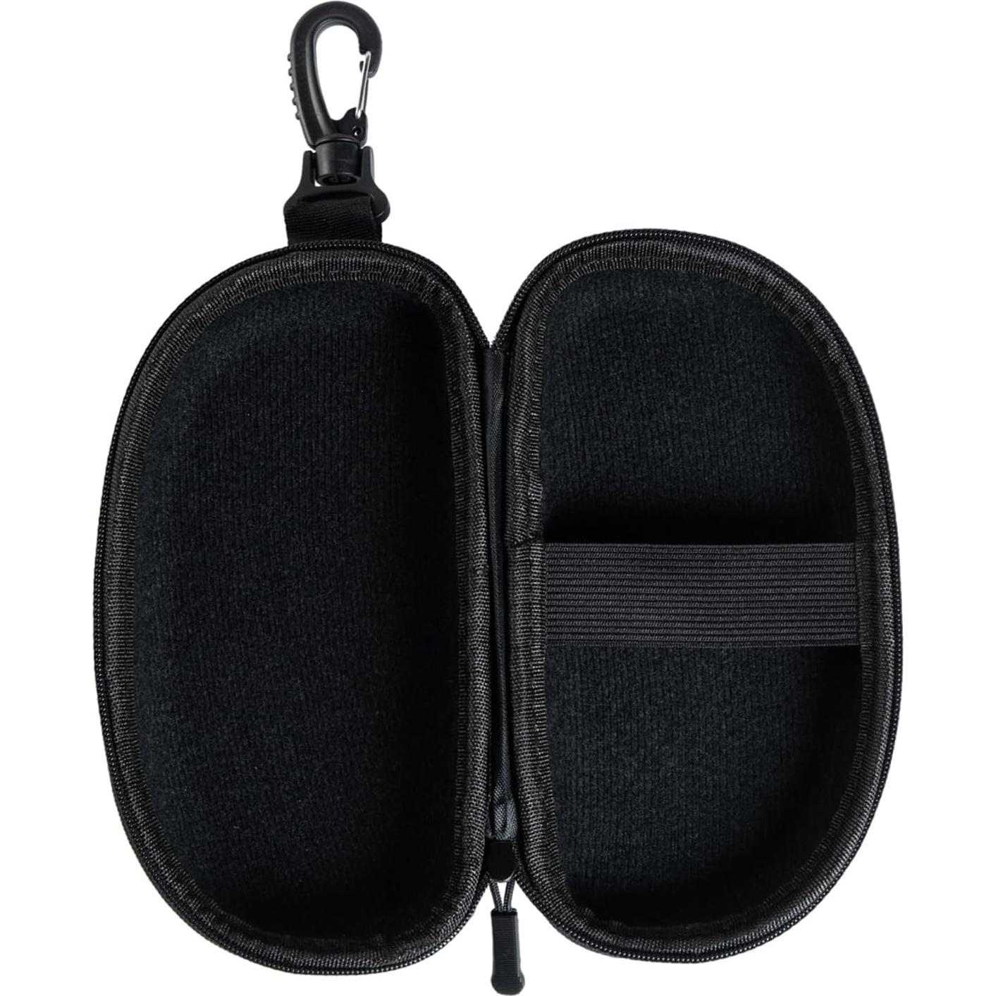 Funda Dura para Gafas de Natación Arena, Todo Negro, Unisex